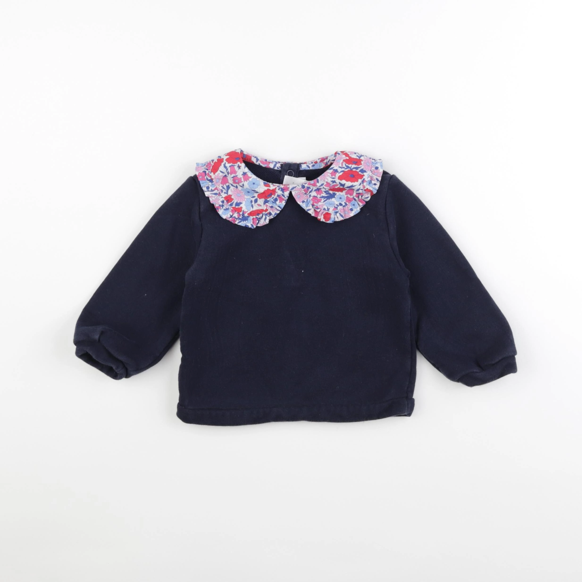 Jacadi - sweat bleu - 18 mois