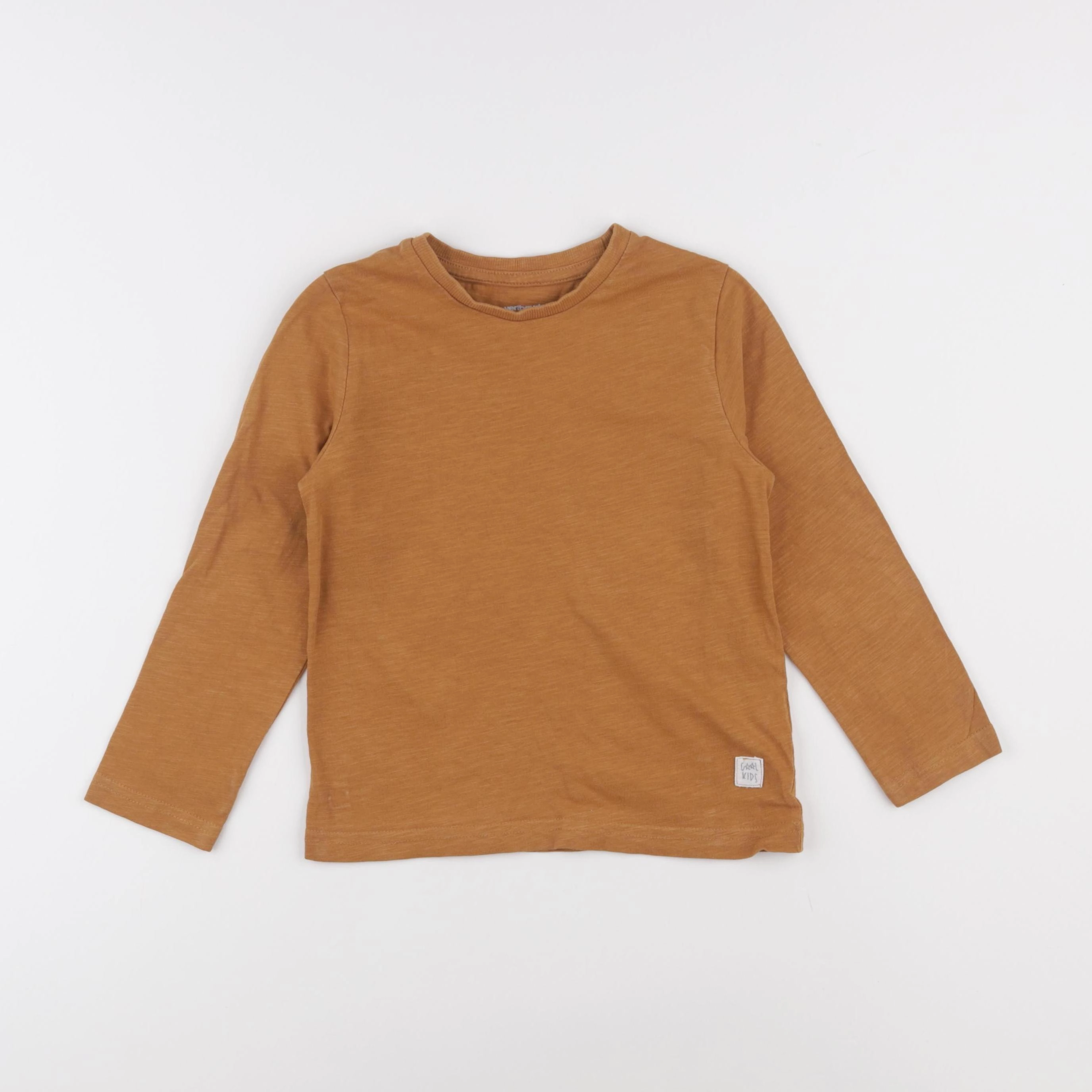 Vertbaudet - tee-shirt marron - 5 ans
