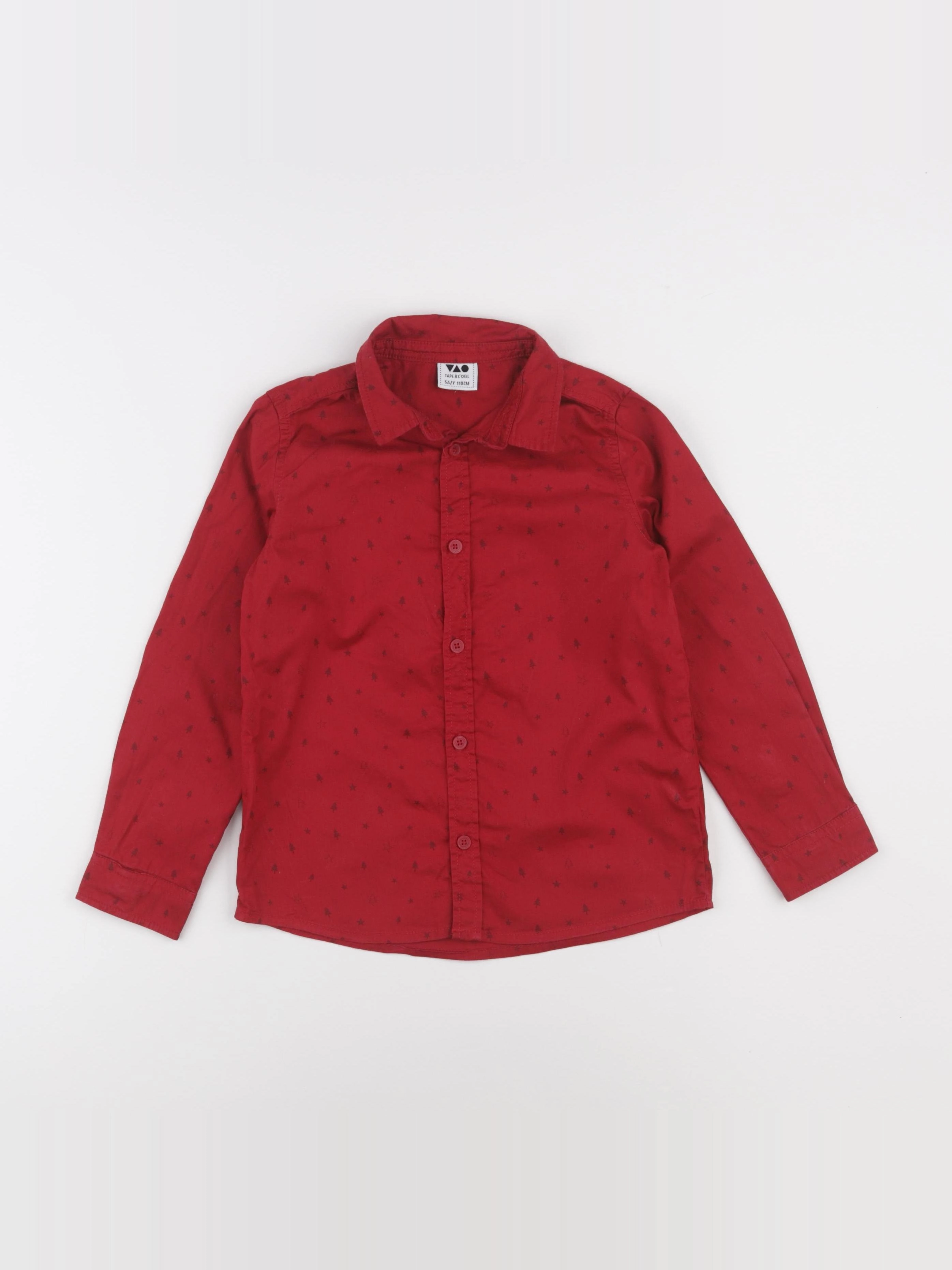 Tape à l'oeil - chemise rouge - 5 ans