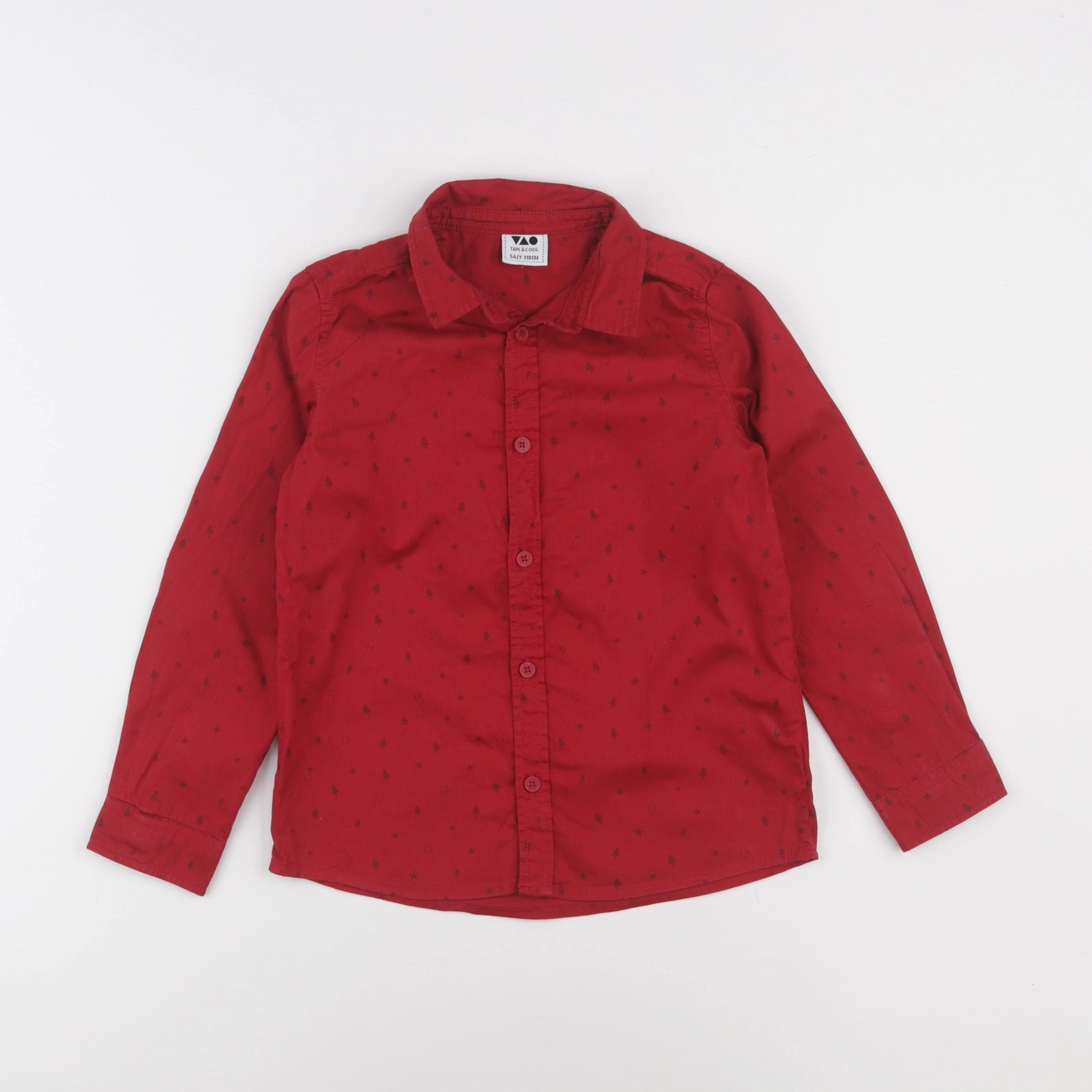 Tape à l'oeil - chemise rouge - 5 ans