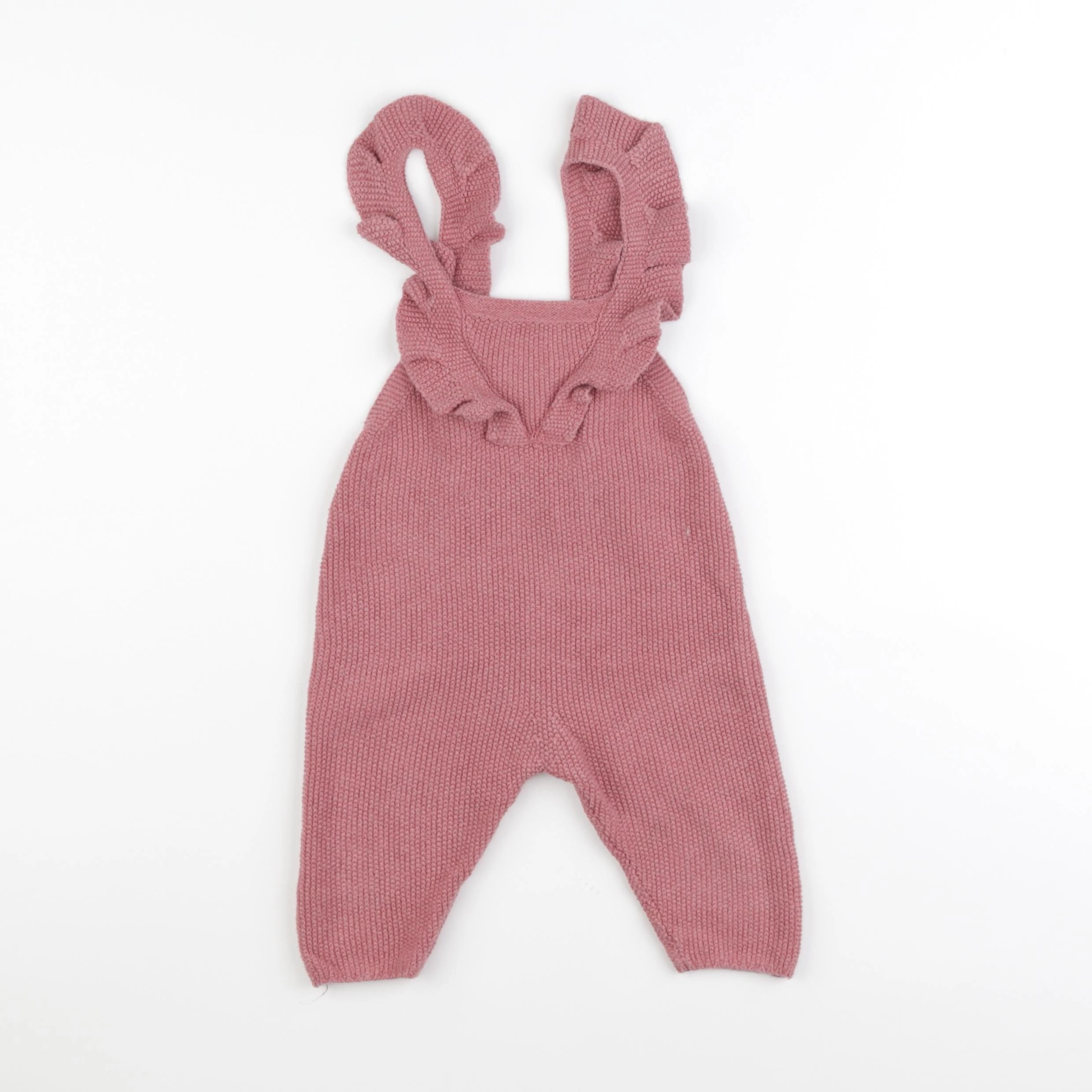 Zara - salopette rose - 12/18 mois