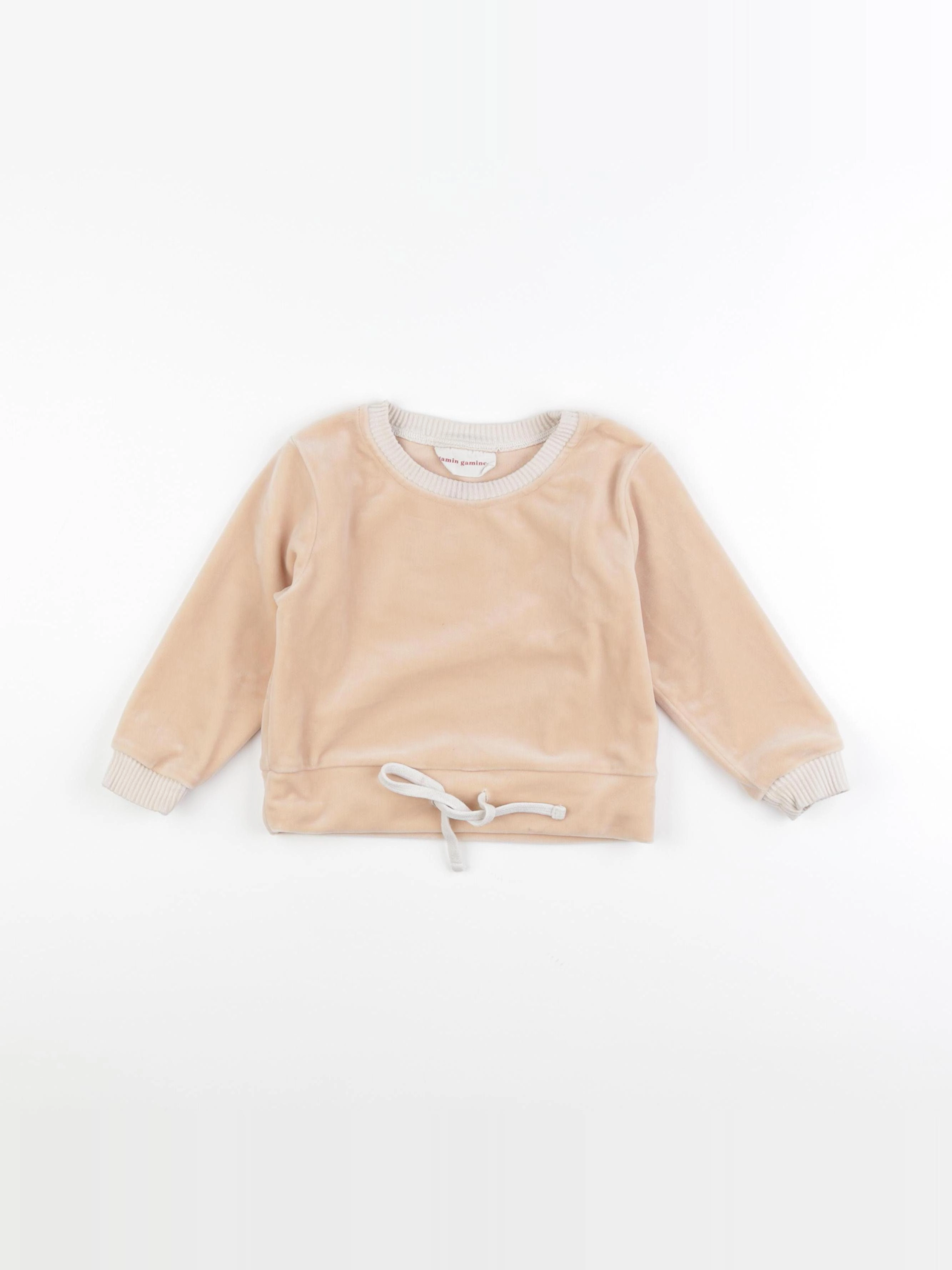 Gamin gamine - sweat rose - 12/18 mois
