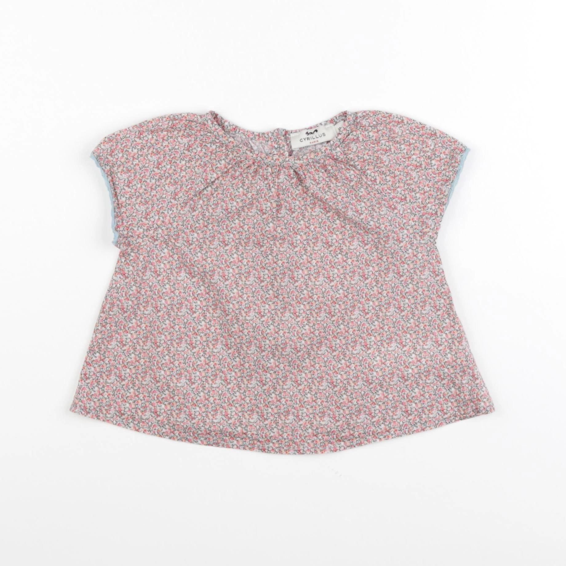 Cyrillus - blouse multicolore - 12 mois