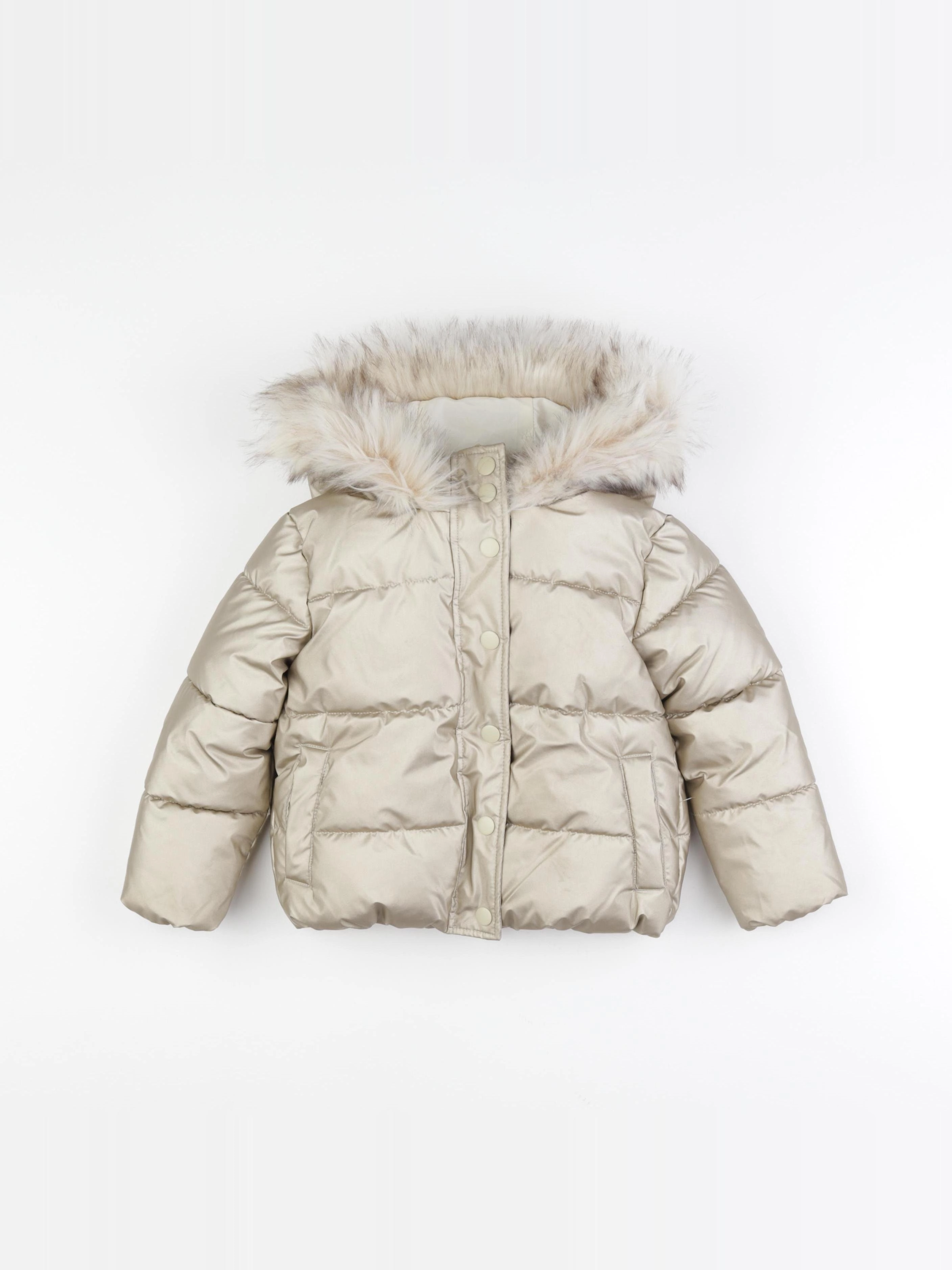 Vertbaudet - doudoune or - 3 ans