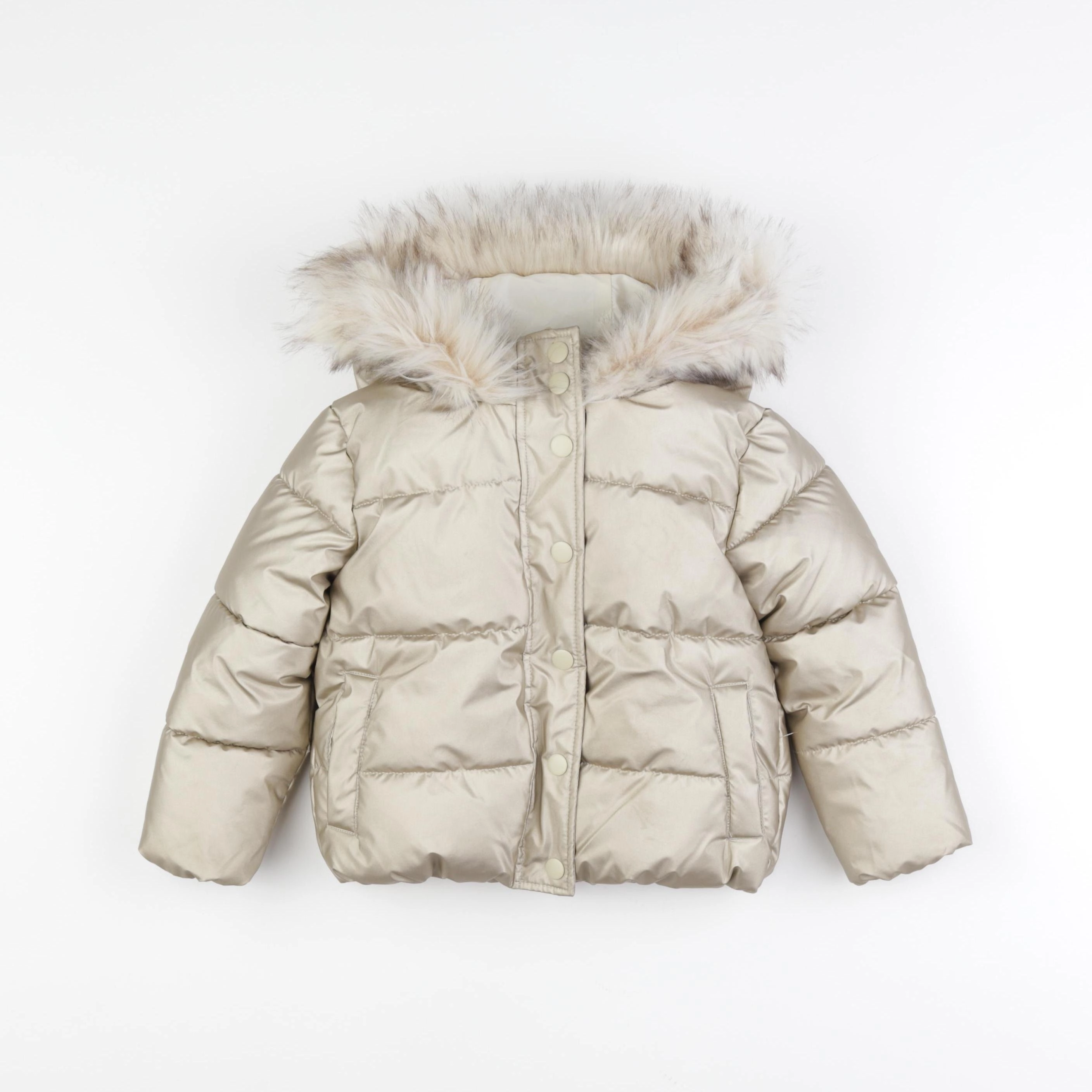 Vertbaudet - doudoune or - 3 ans