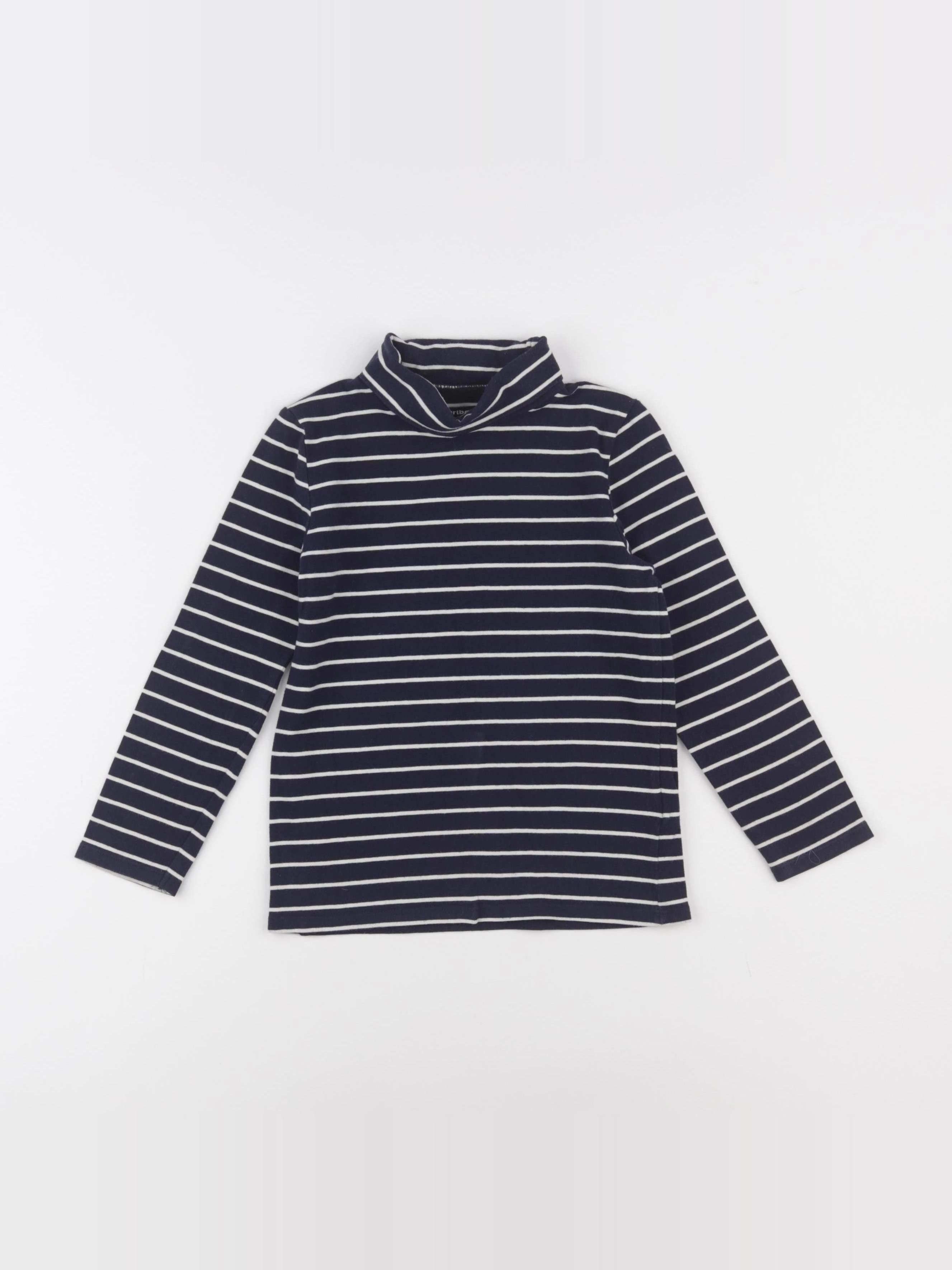 Vertbaudet - sous-pull bleu - 5 ans