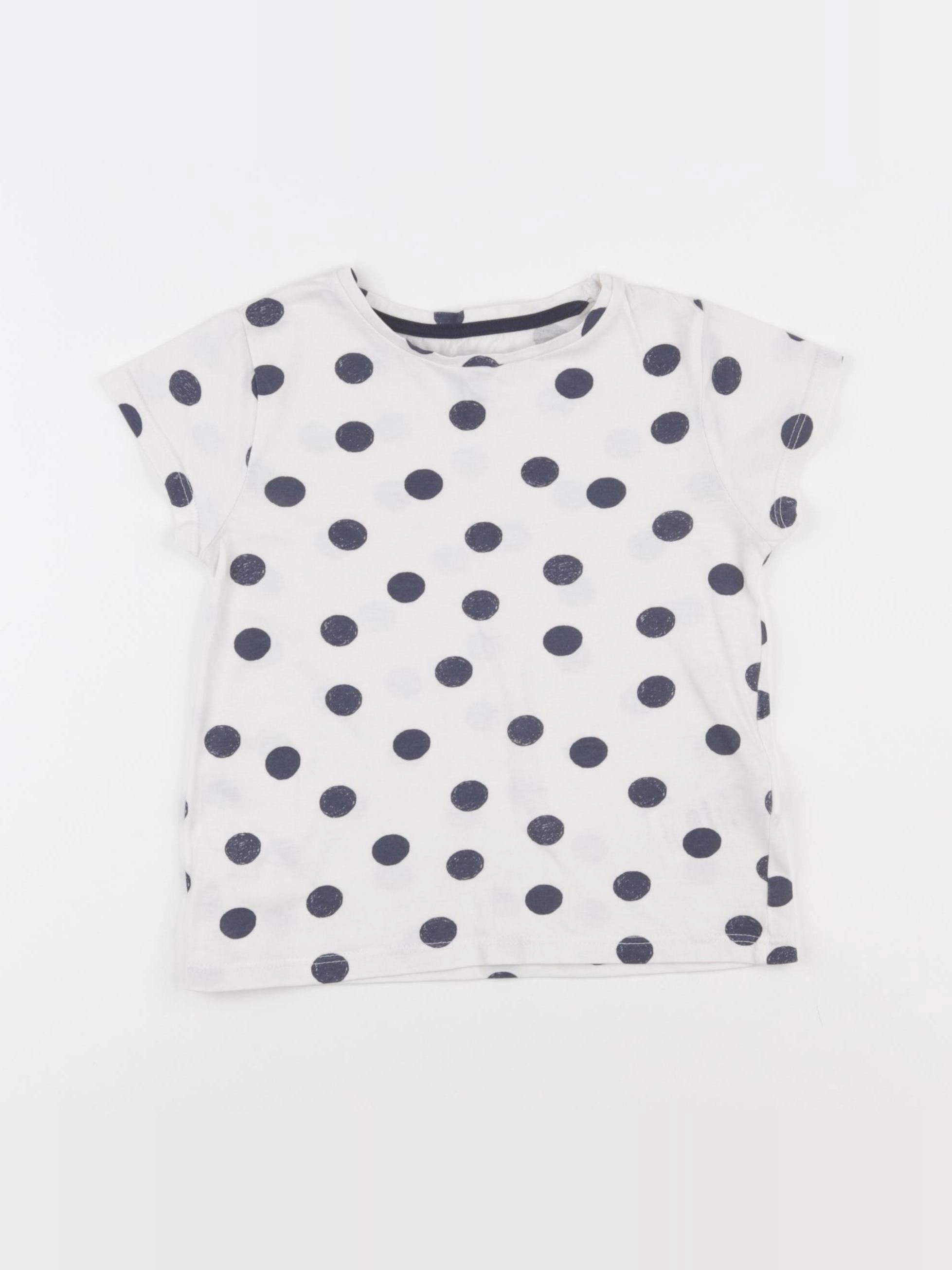 Vertbaudet - tee-shirt bleu - 5 ans