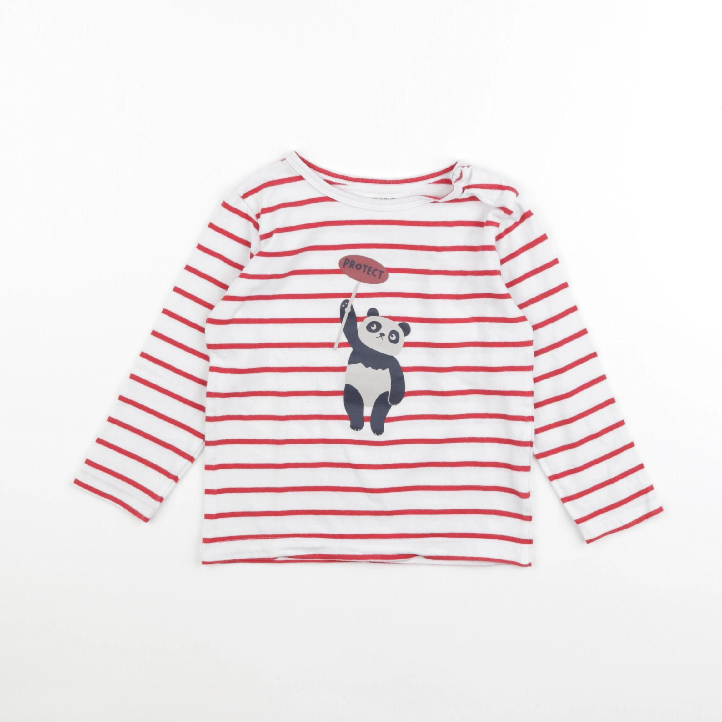 Boutchou - tee-shirt rouge - 36 mois