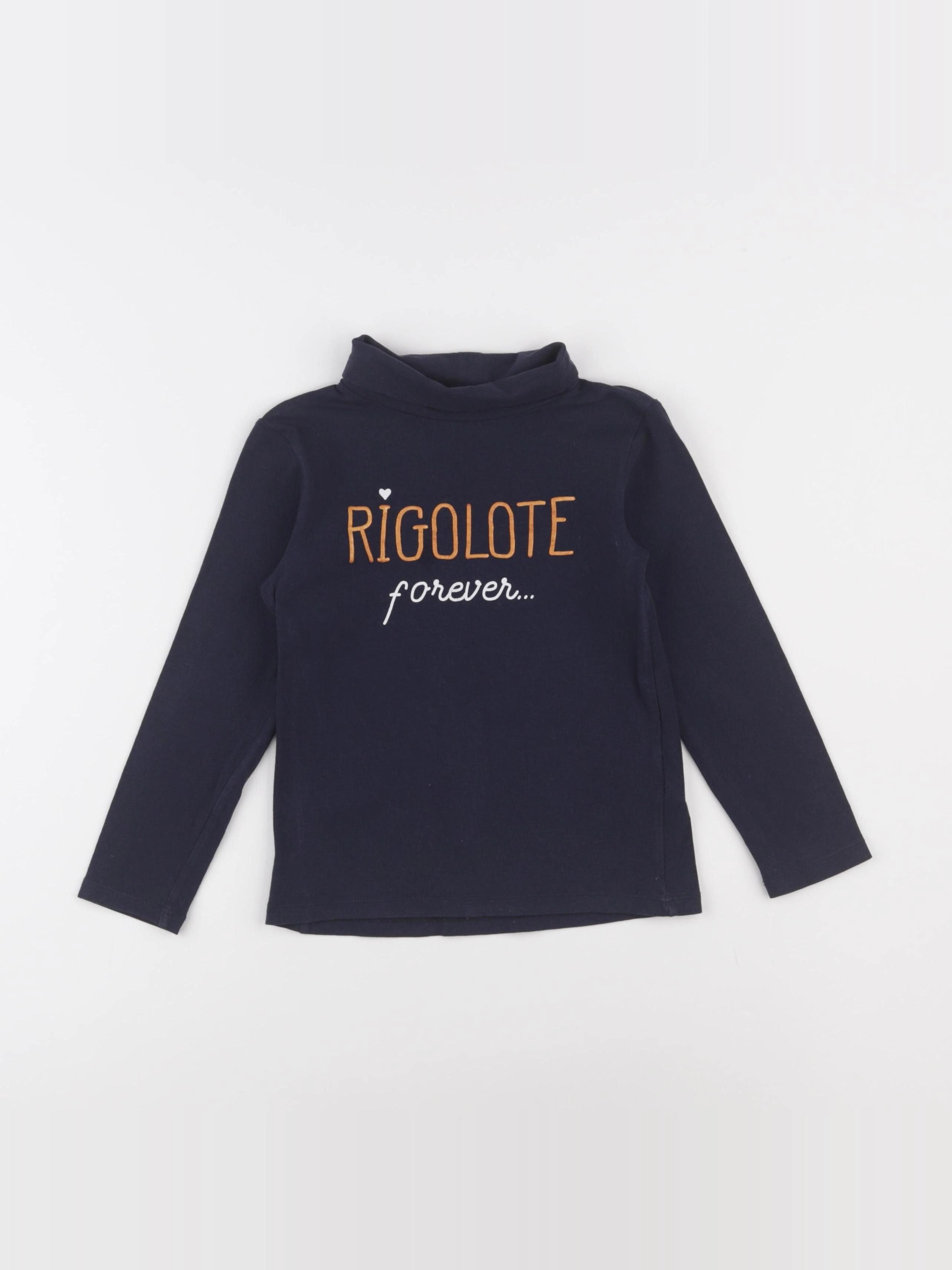 Vertbaudet - sous-pull bleu - 5 ans