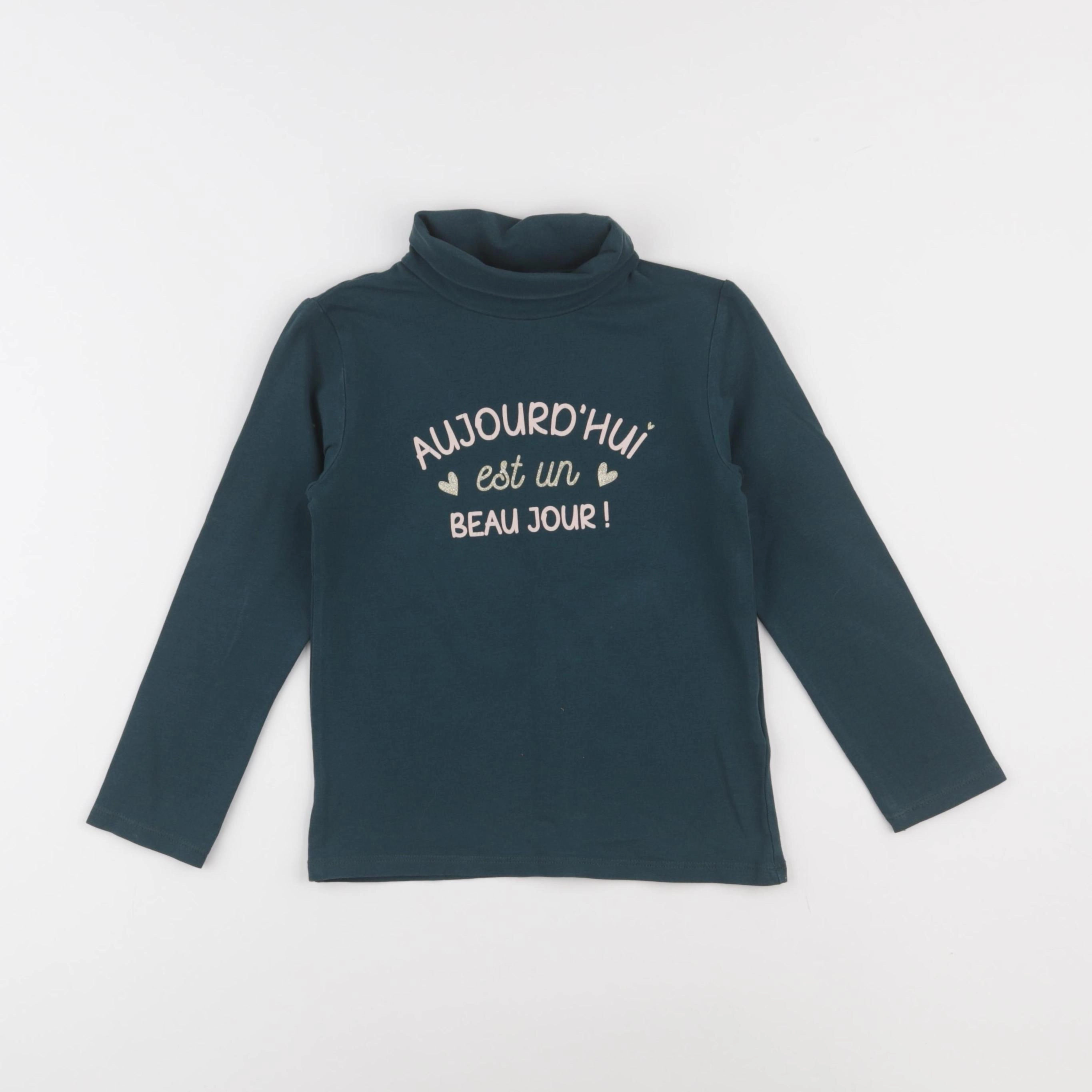 Vertbaudet - sous-pull vert - 5 ans