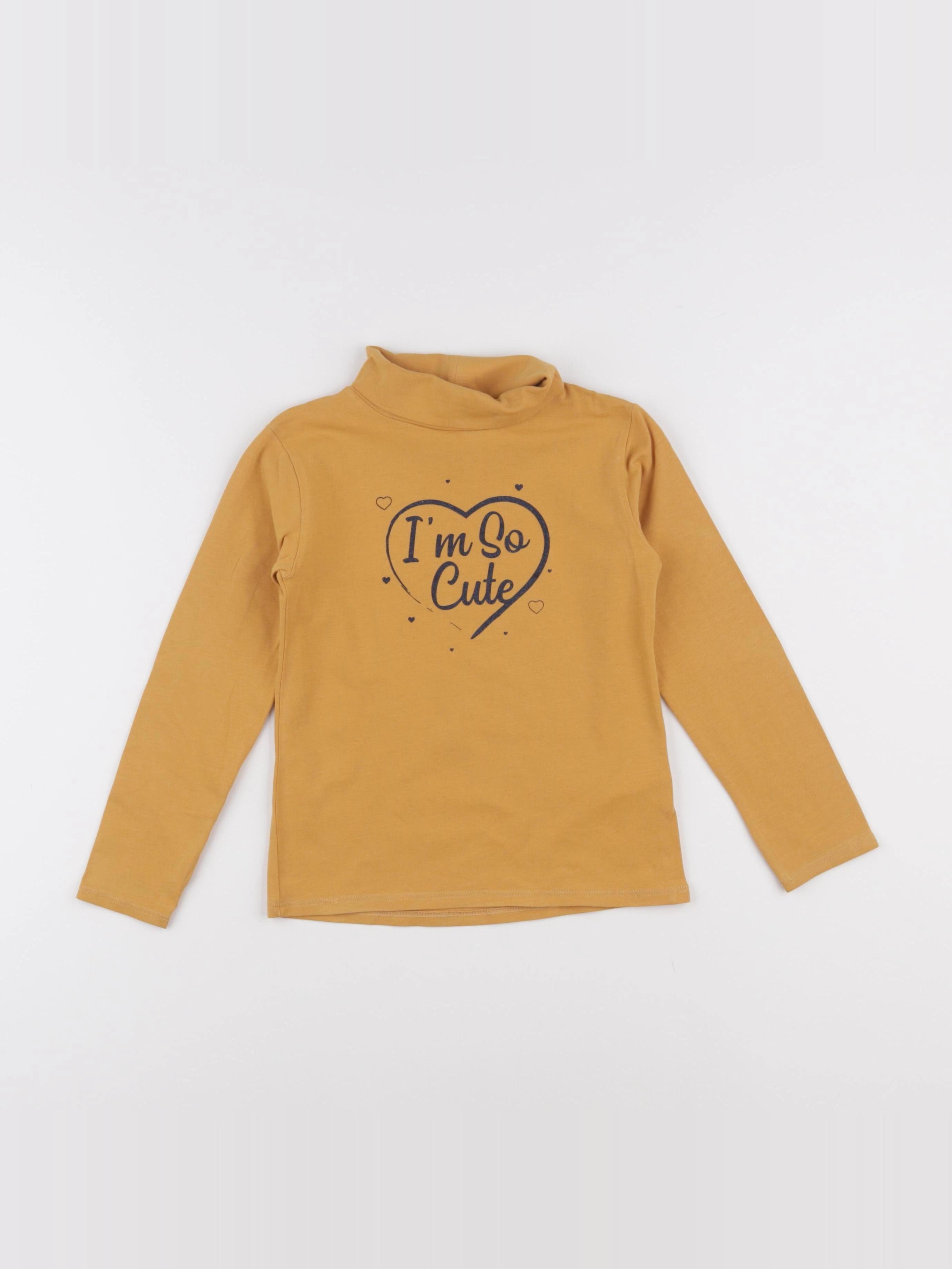 Vertbaudet - sous-pull jaune - 5 ans