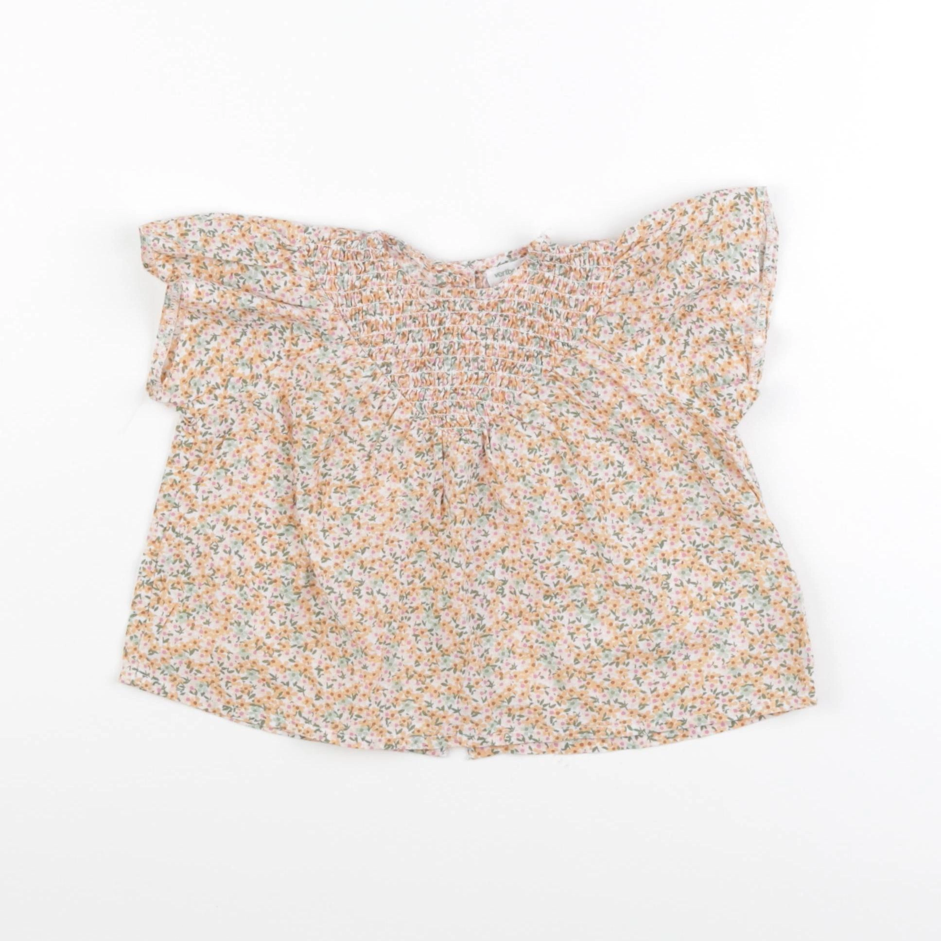 Vertbaudet - blouse rose - 9 mois