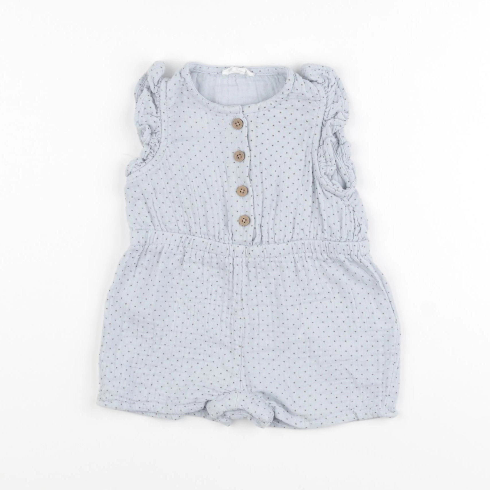 Vertbaudet - combinaison bleu - 6 mois