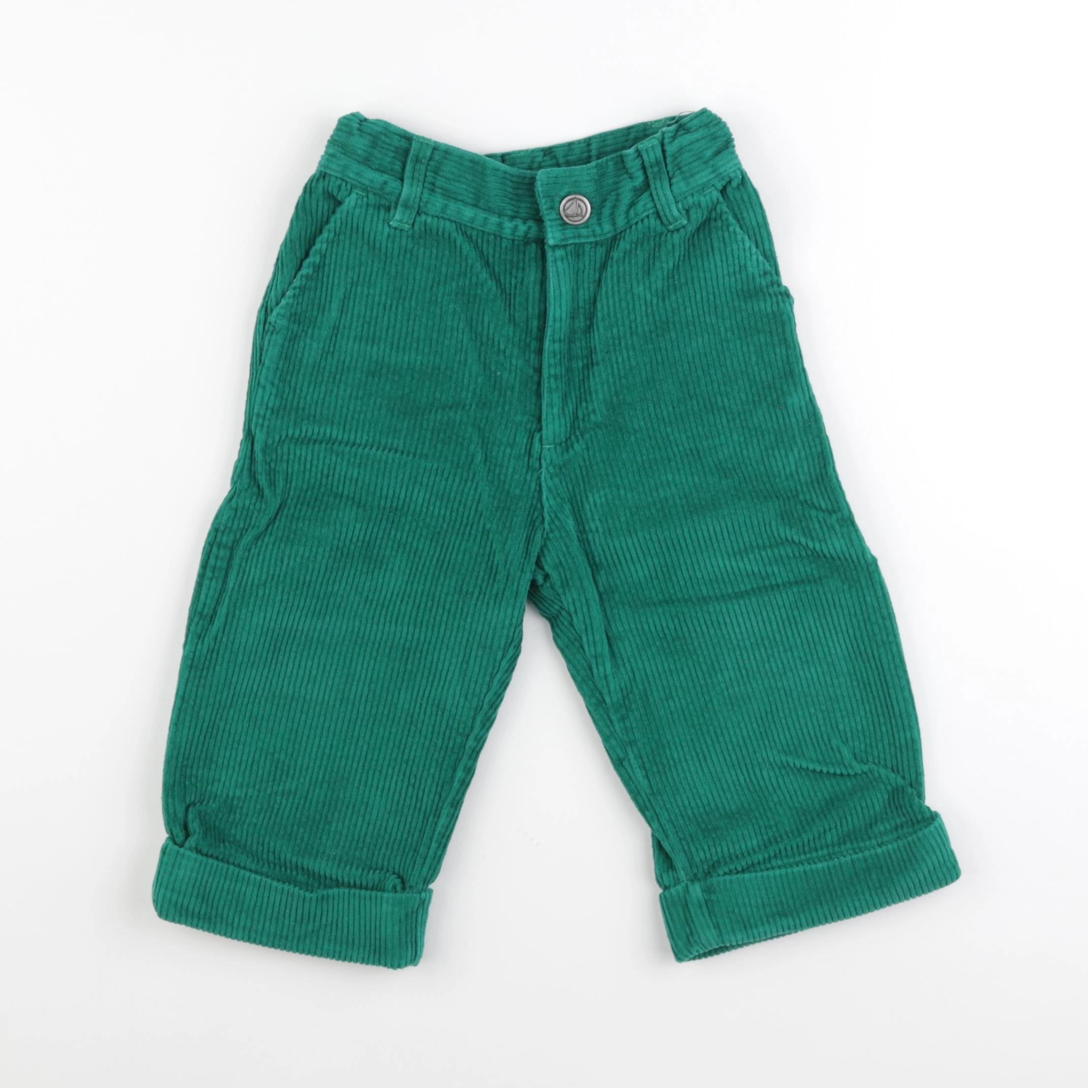 Petit Bateau - pantalon vert - 3 ans