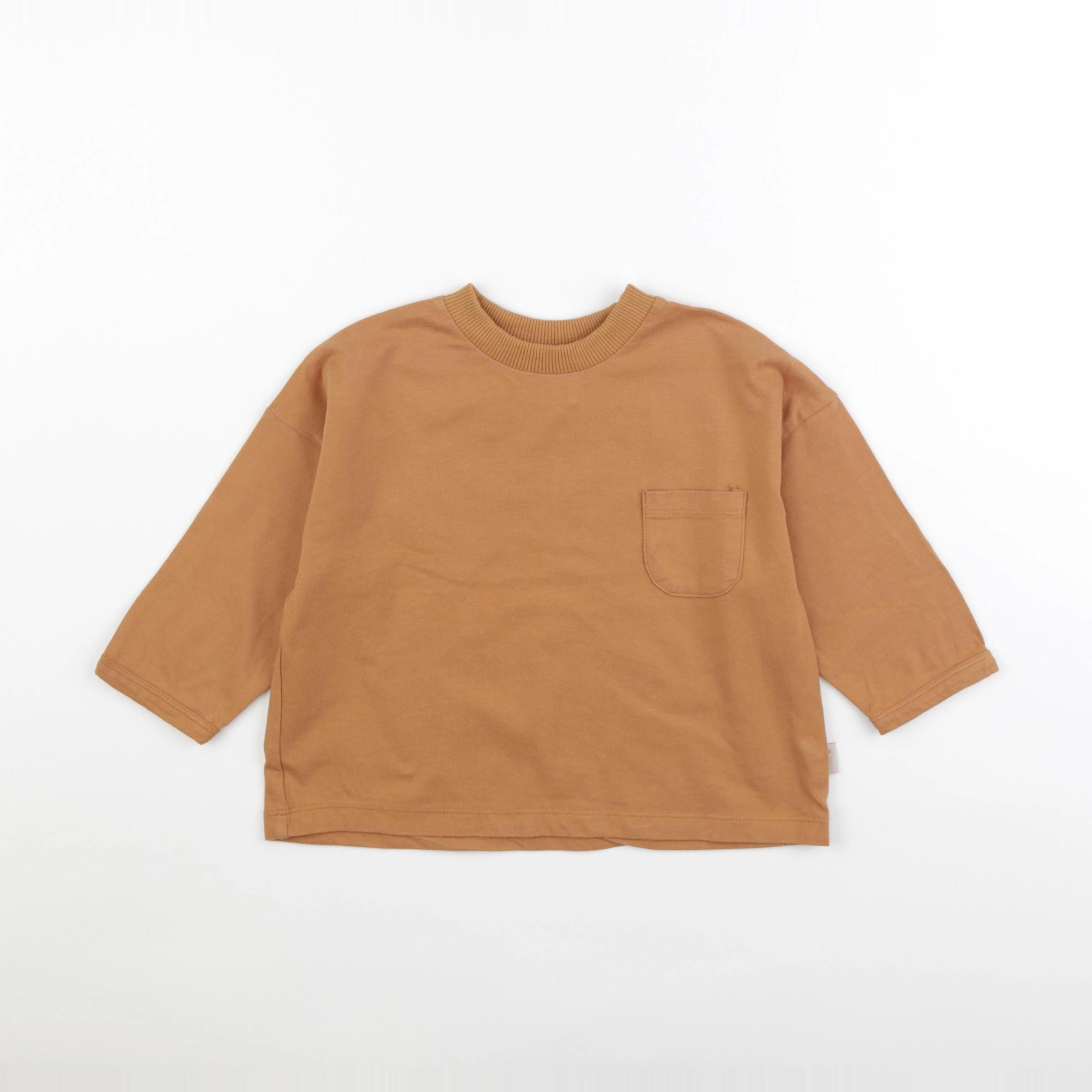 Gamin gamine - tee-shirt marron - 12/18 mois