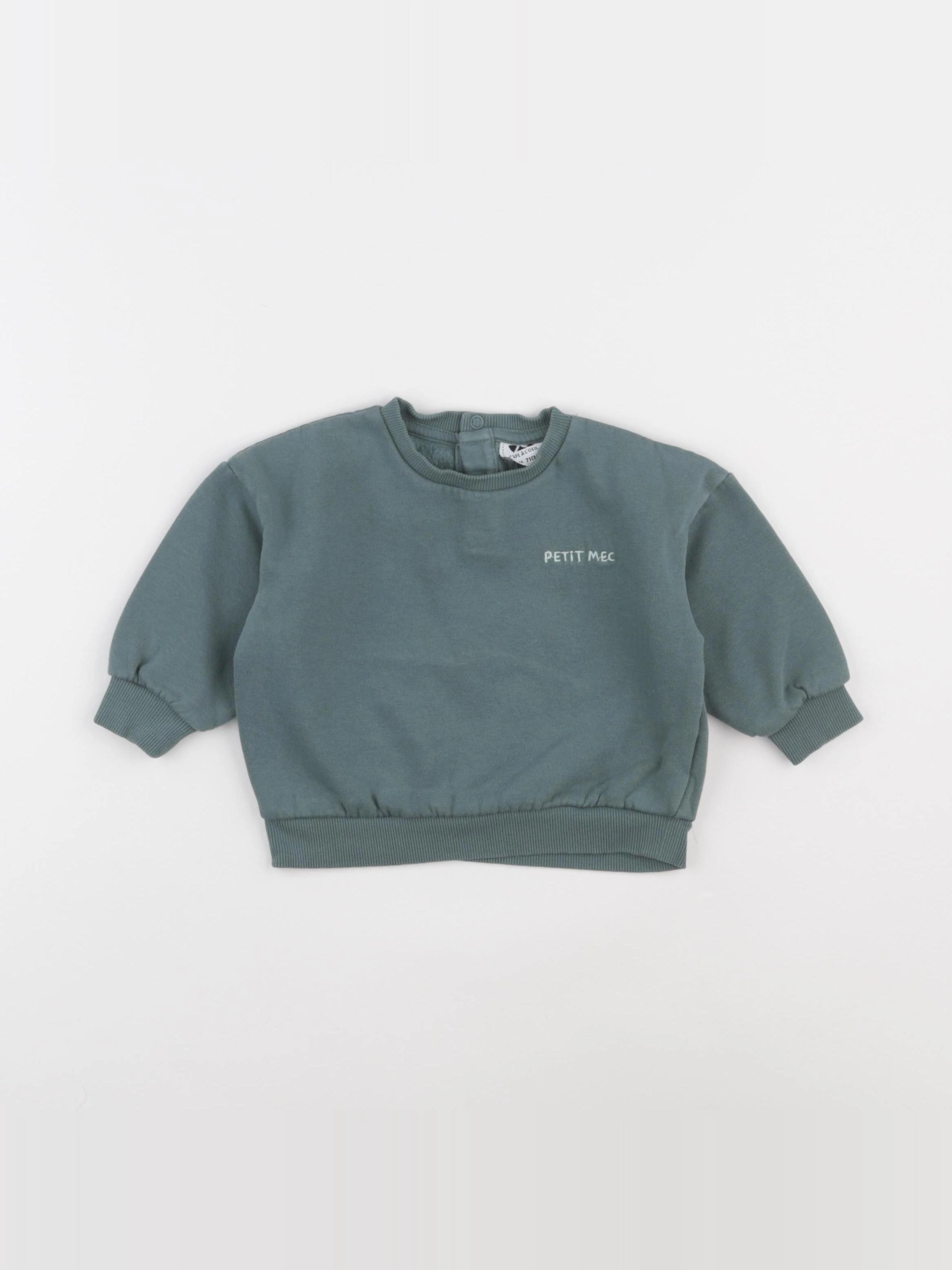Tape à l'oeil - sweat vert - 9 mois