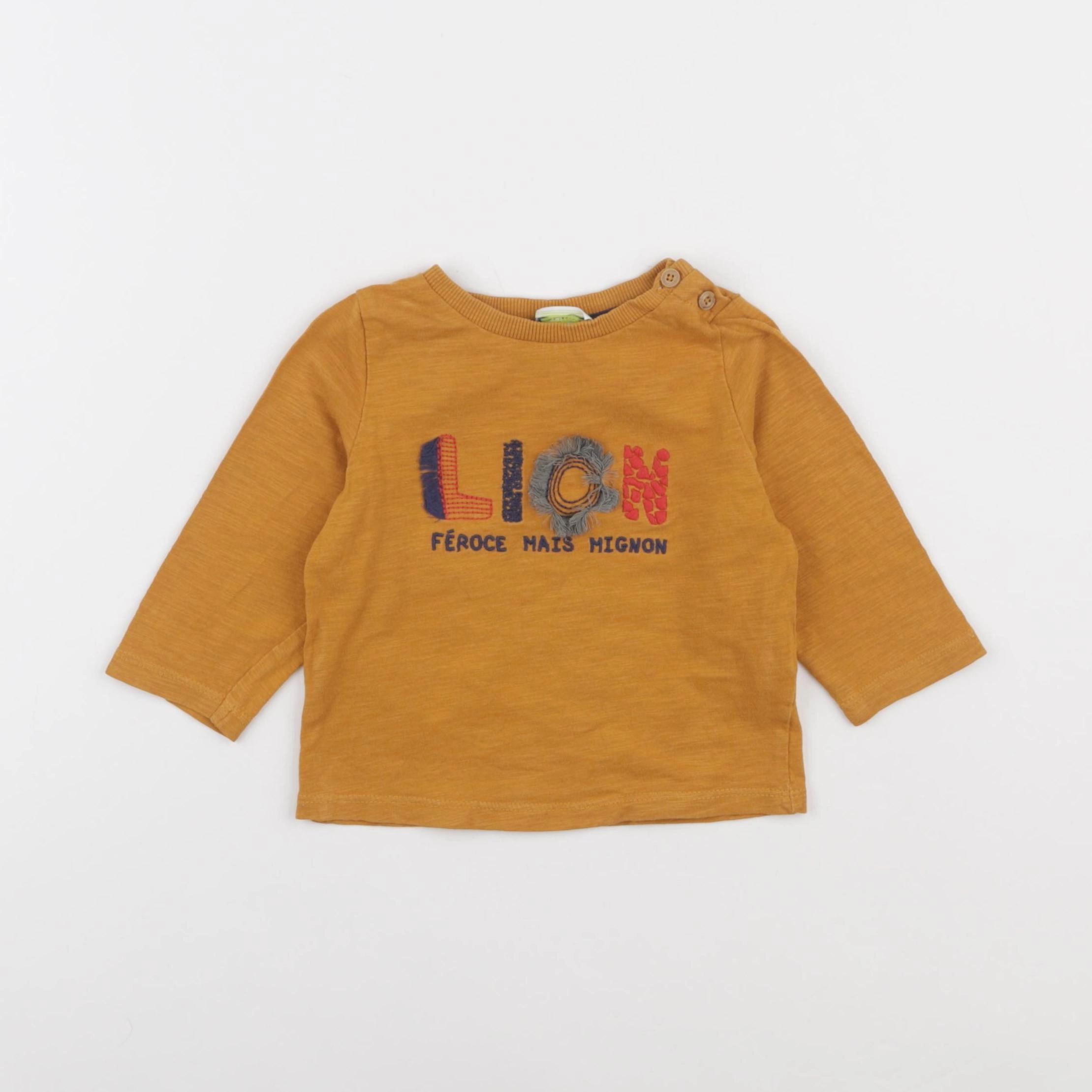 Tape à l'oeil - tee-shirt jaune - 9 mois