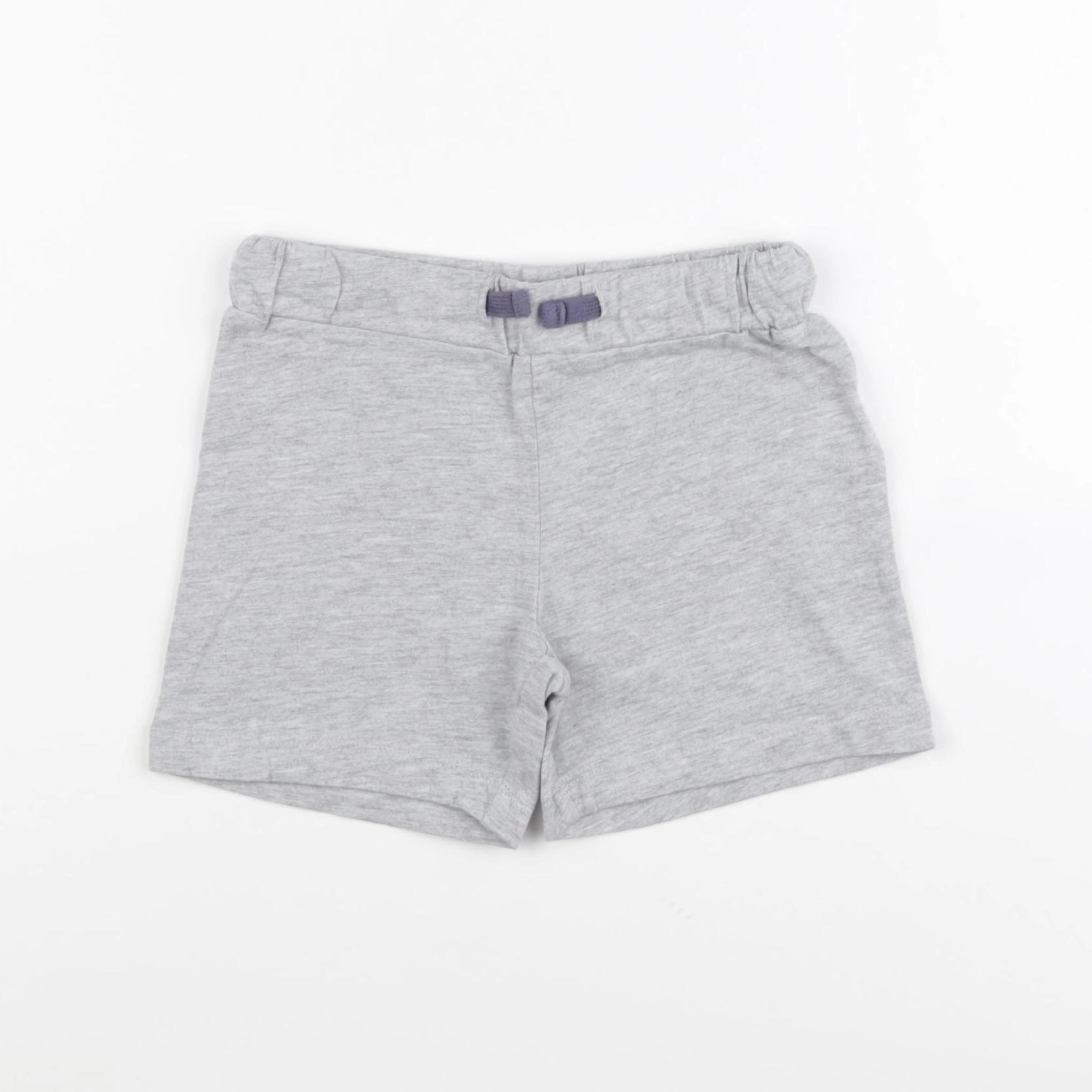 Vertbaudet - short gris - 2 ans
