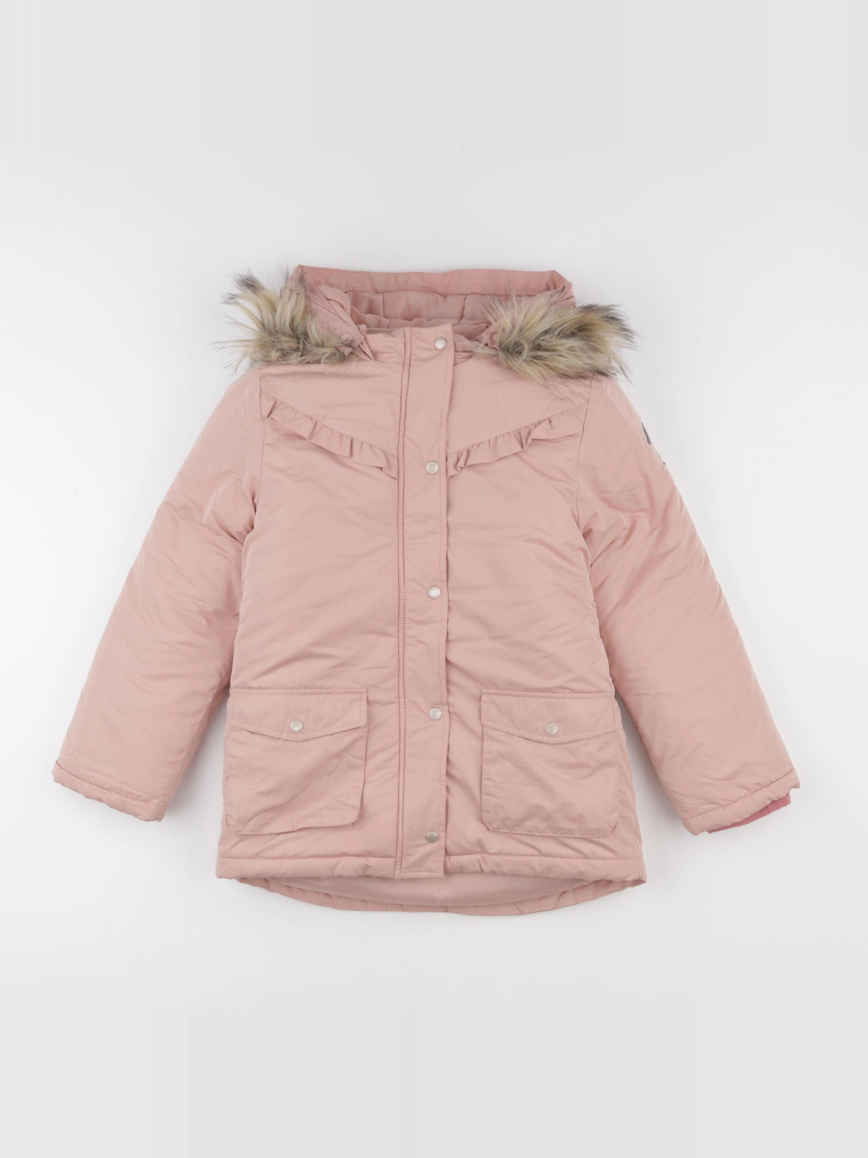 Vertbaudet - parka rose - 9 ans