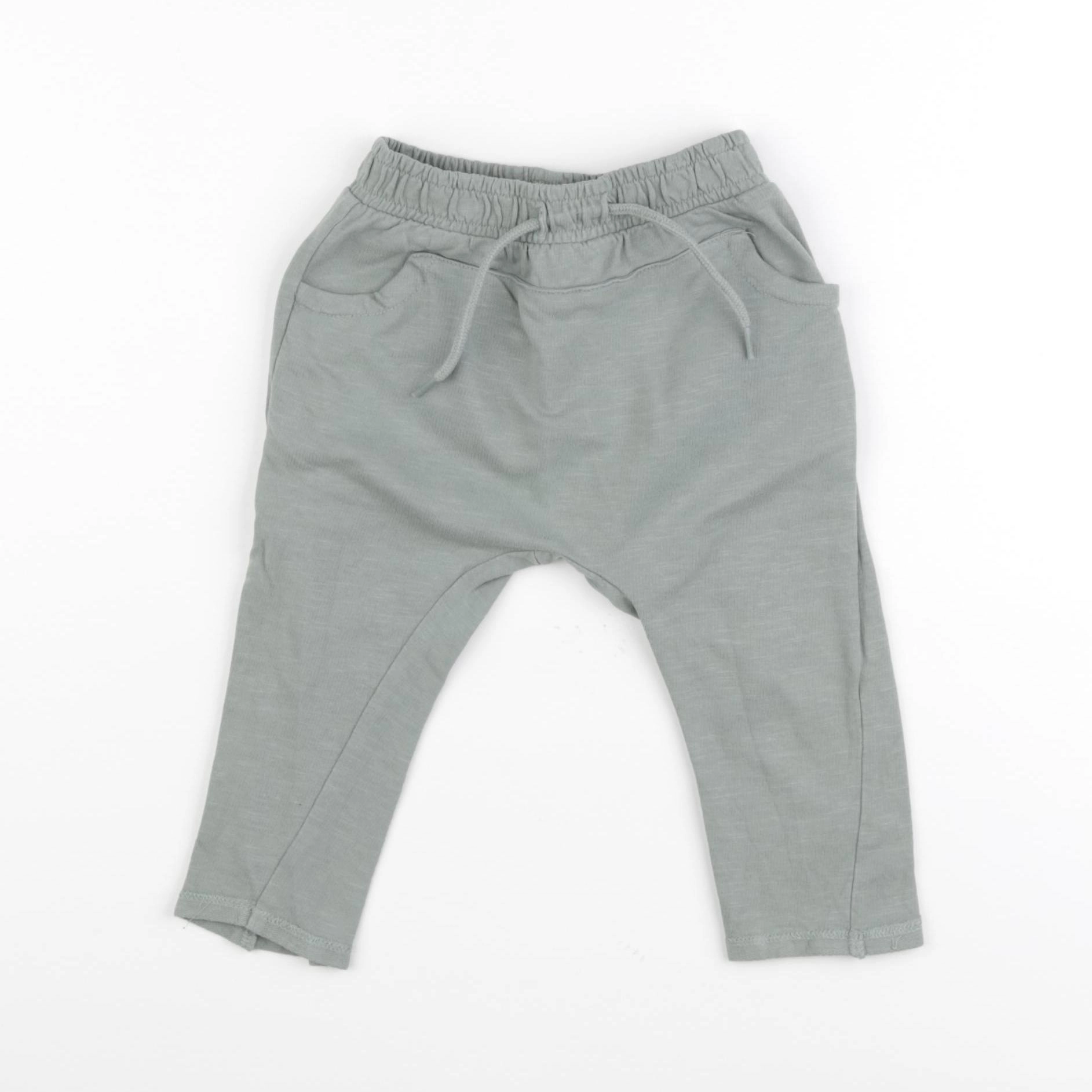 Vertbaudet - jogging vert - 9 mois
