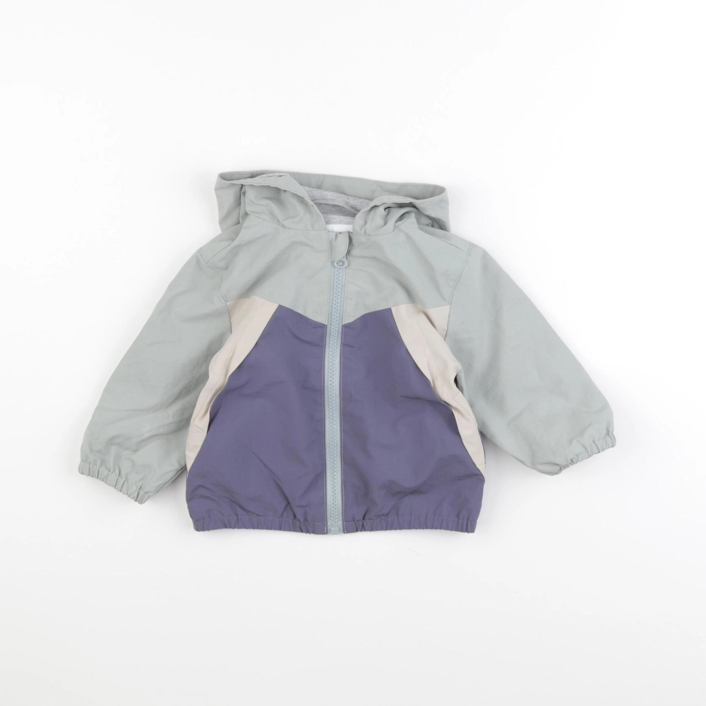 Vertbaudet - parka vert - 9 mois