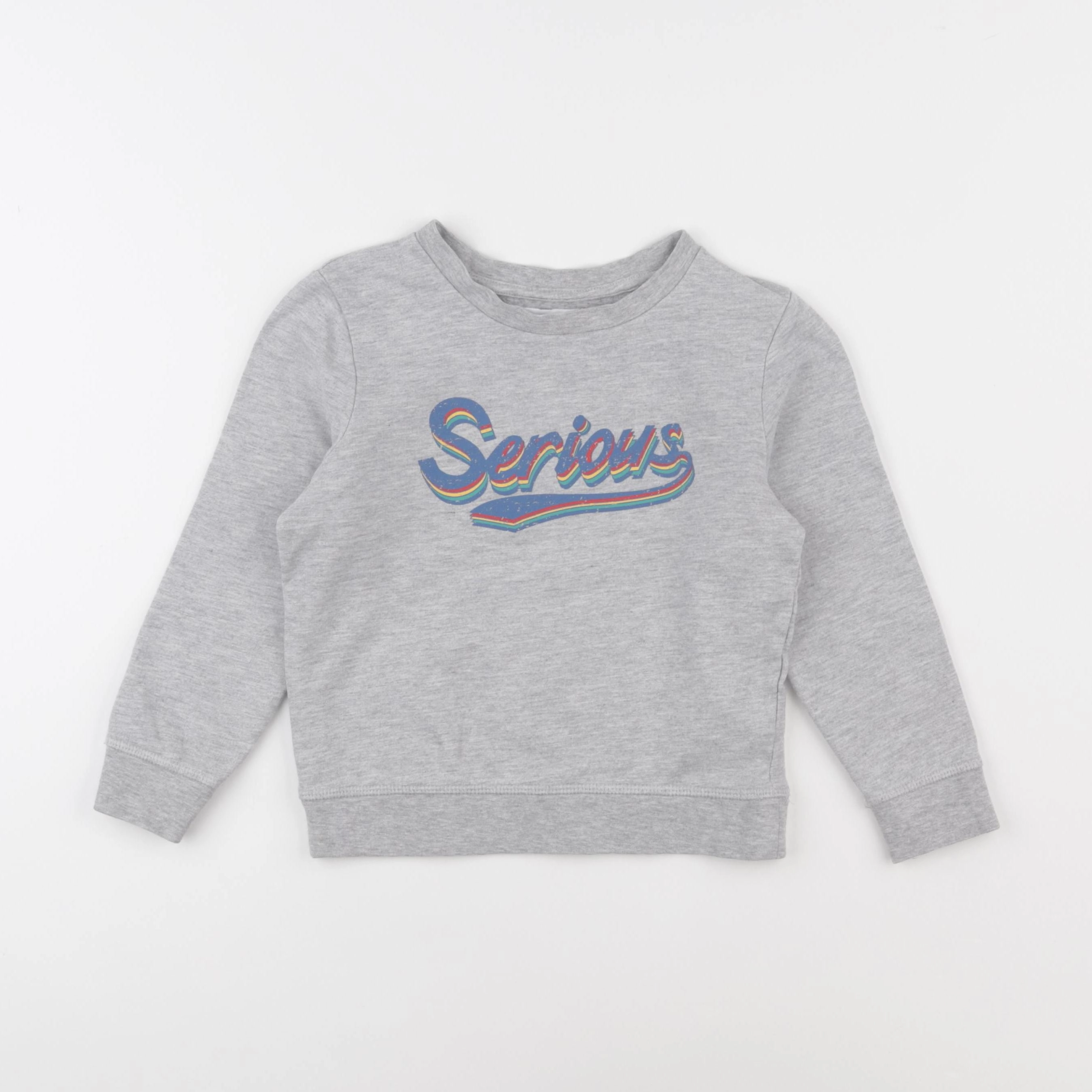 La Redoute - sweat gris - 5 ans
