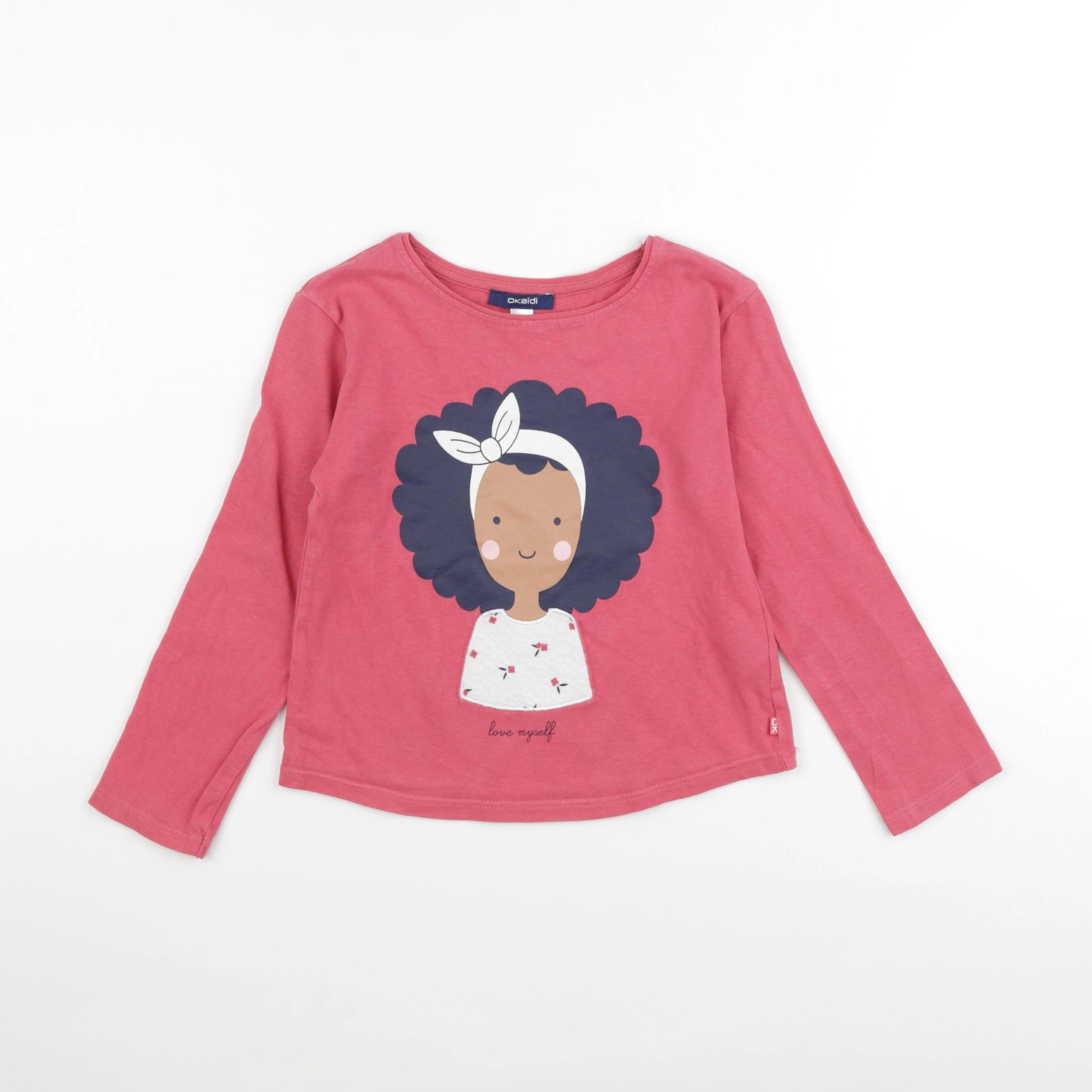 Okaidi - tee-shirt rose - 6 ans