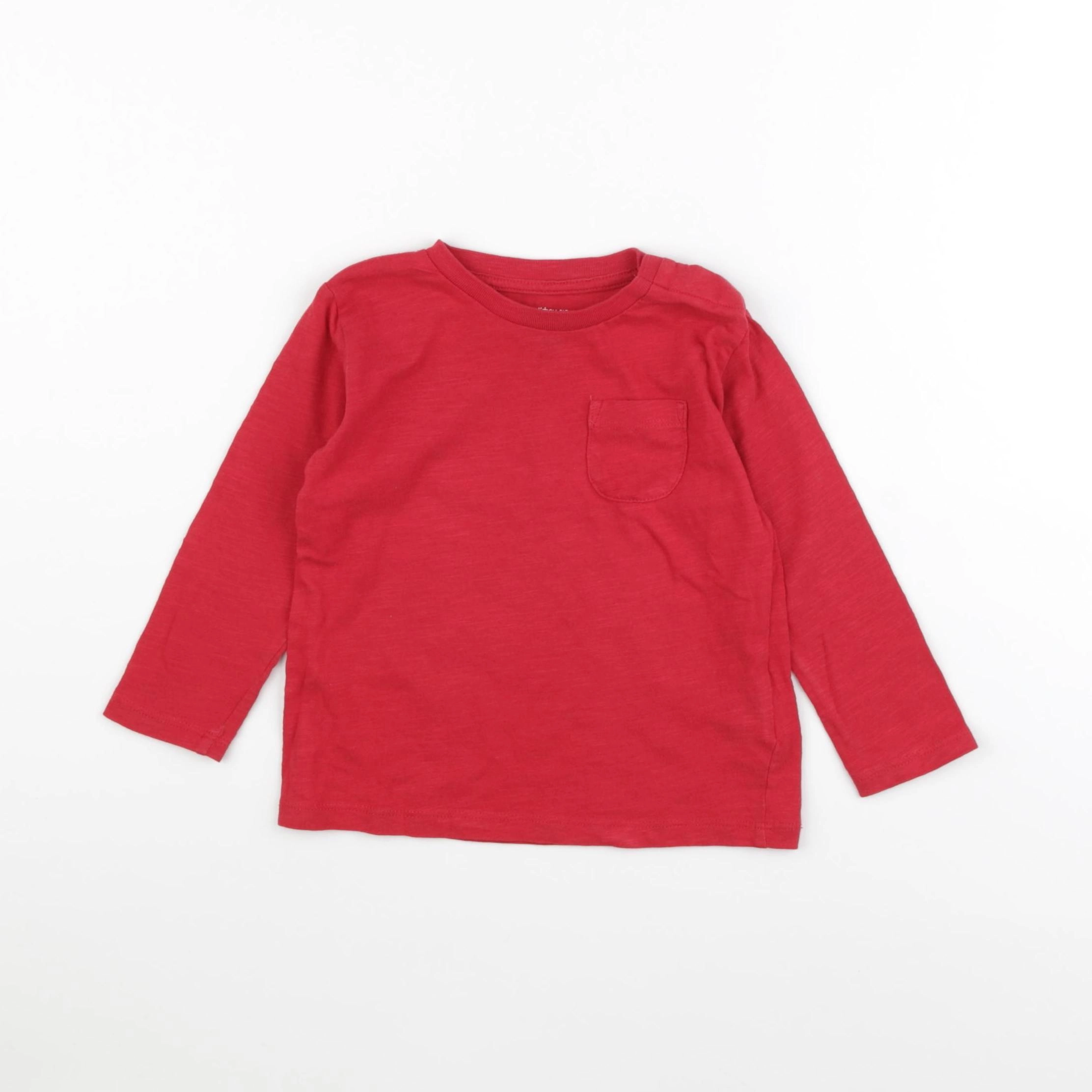 Boutchou - tee-shirt rouge - 18 mois