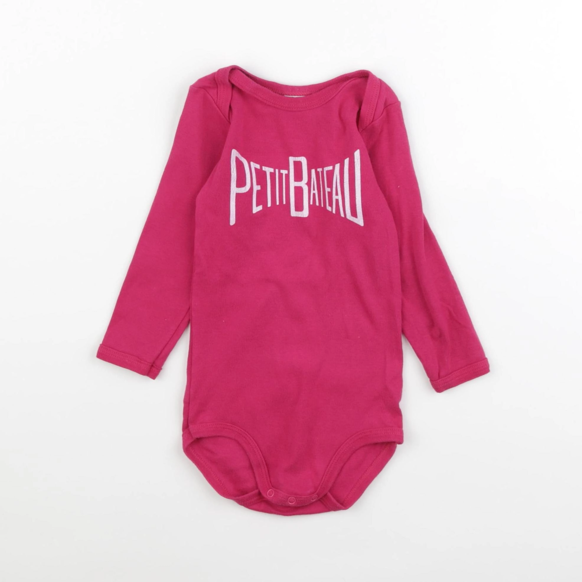 Petit Bateau - body rose - 18 mois