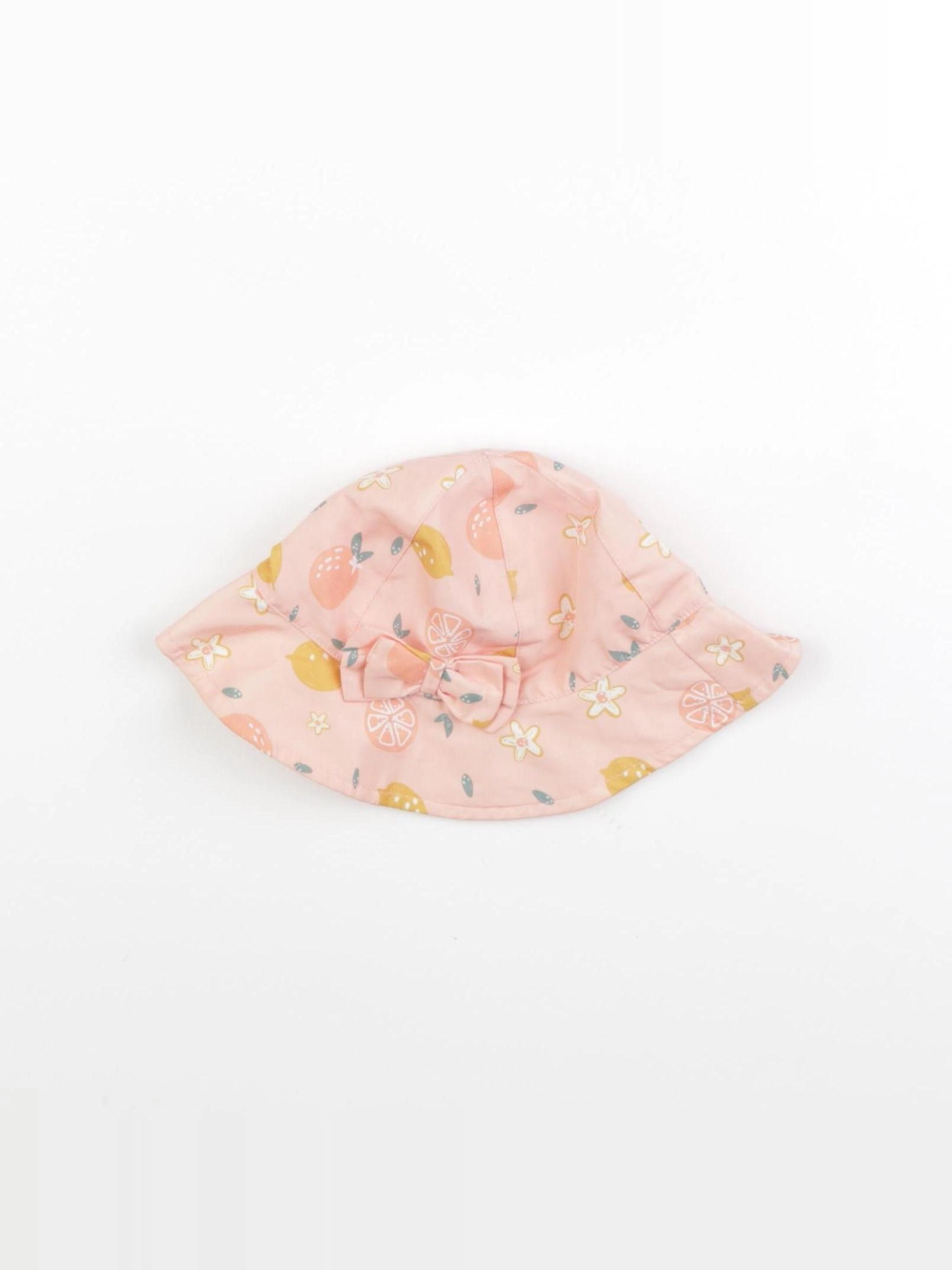 Vertbaudet - chapeau orange - 12/18 mois