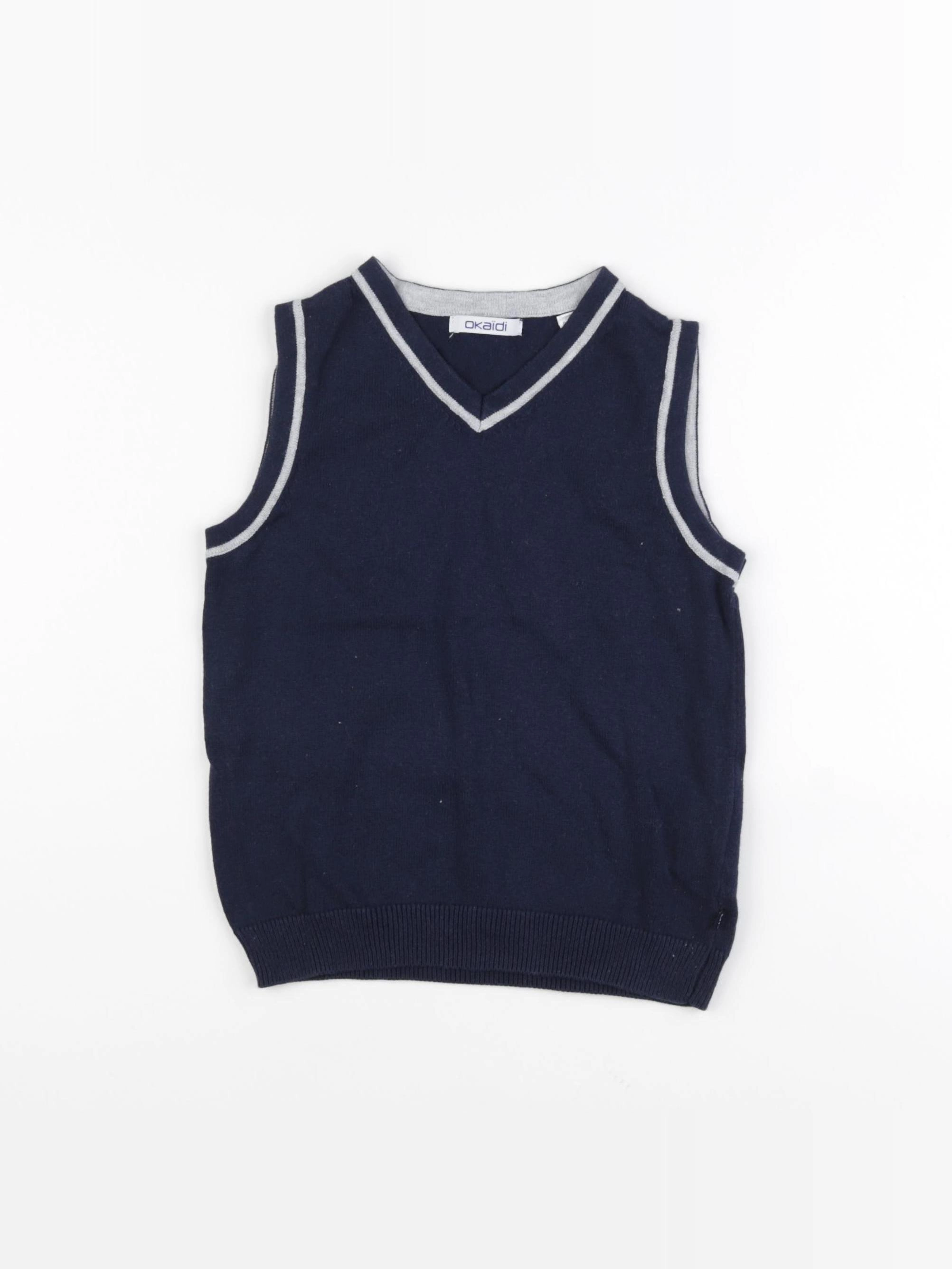 Okaidi - gilet bleu - 5 ans