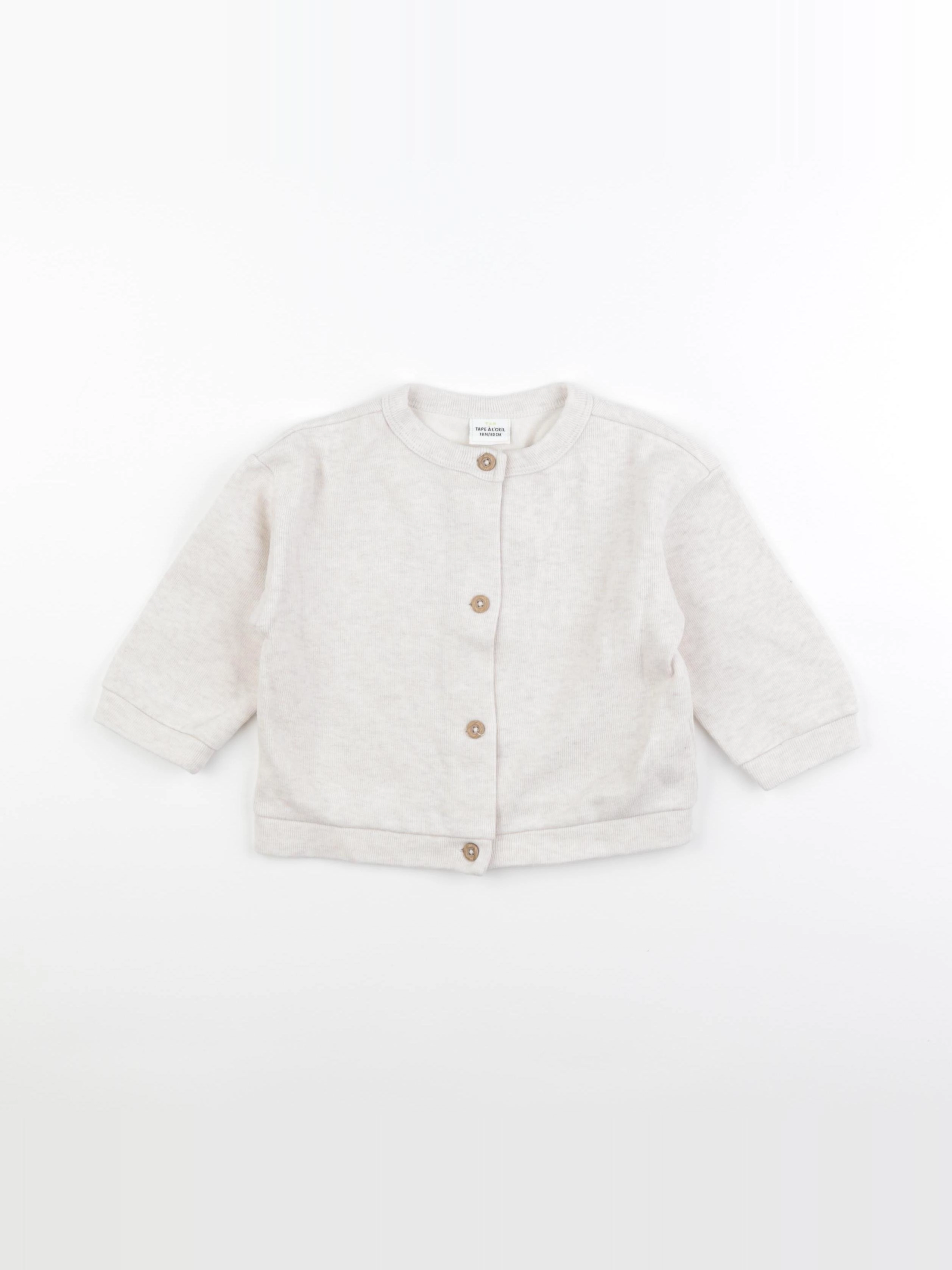 Tape à l'oeil - sweat beige - 18 mois