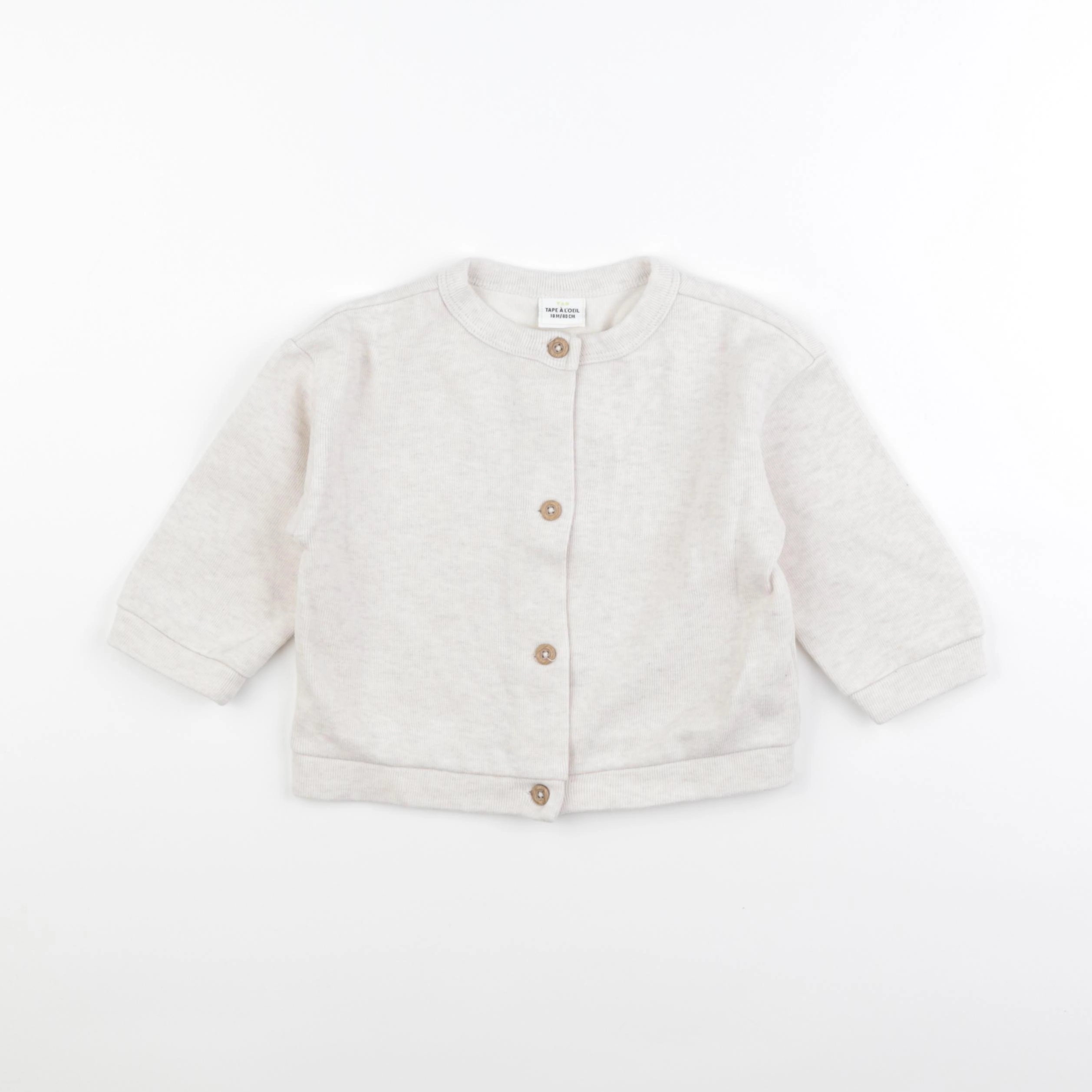 Tape à l'oeil - sweat beige - 18 mois