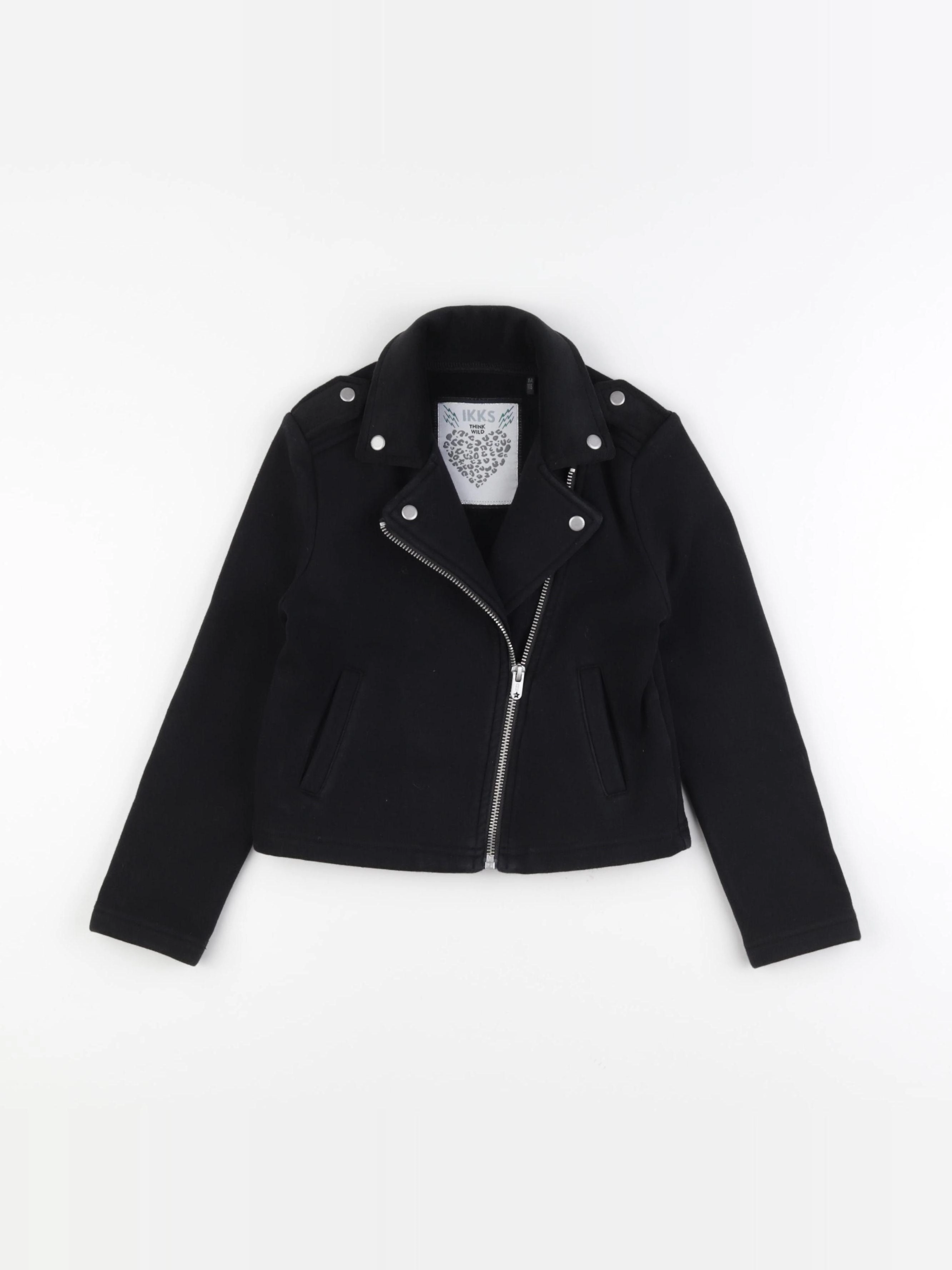 IKKS - veste imprimé au dos noir - 6 ans