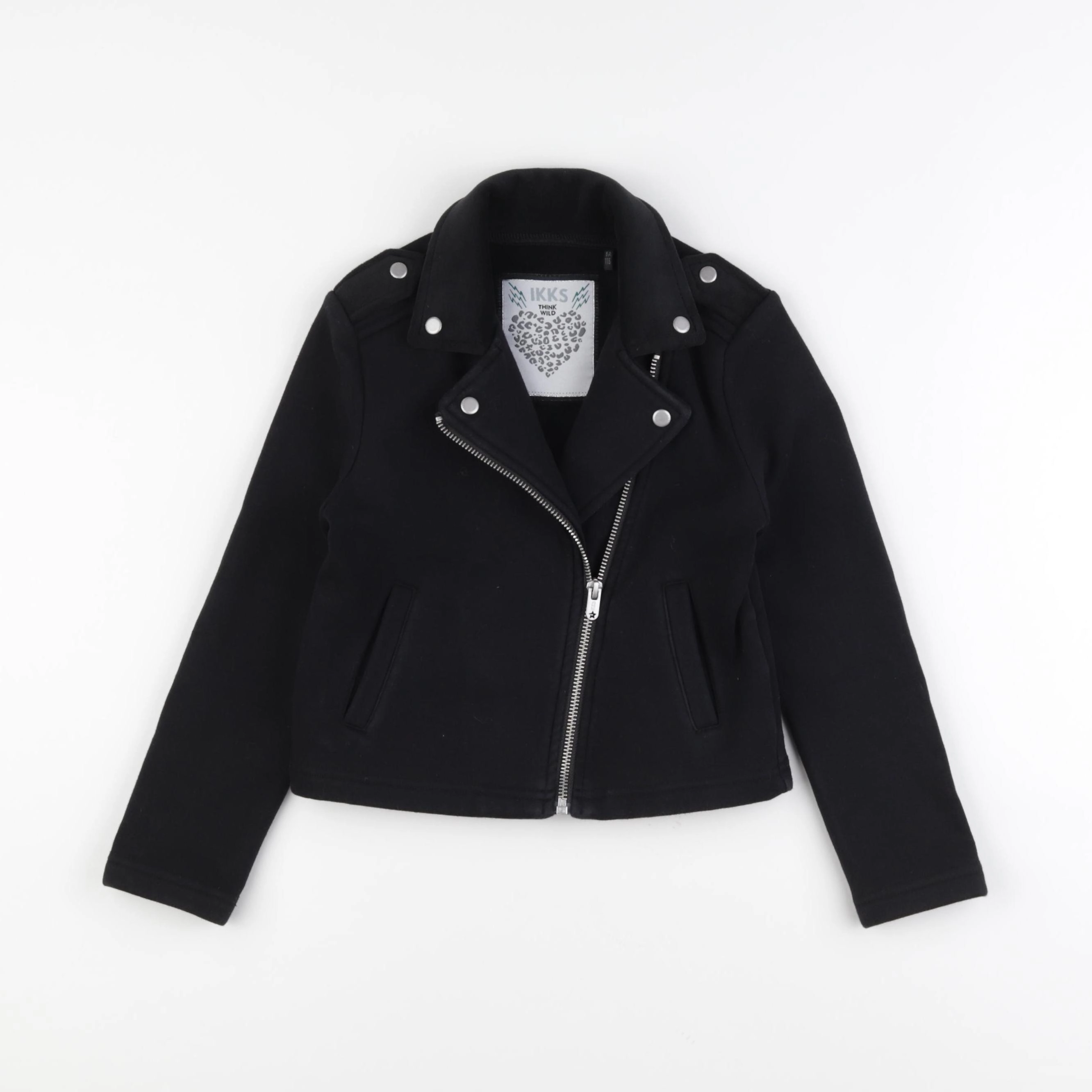 IKKS - veste imprimé au dos noir - 6 ans