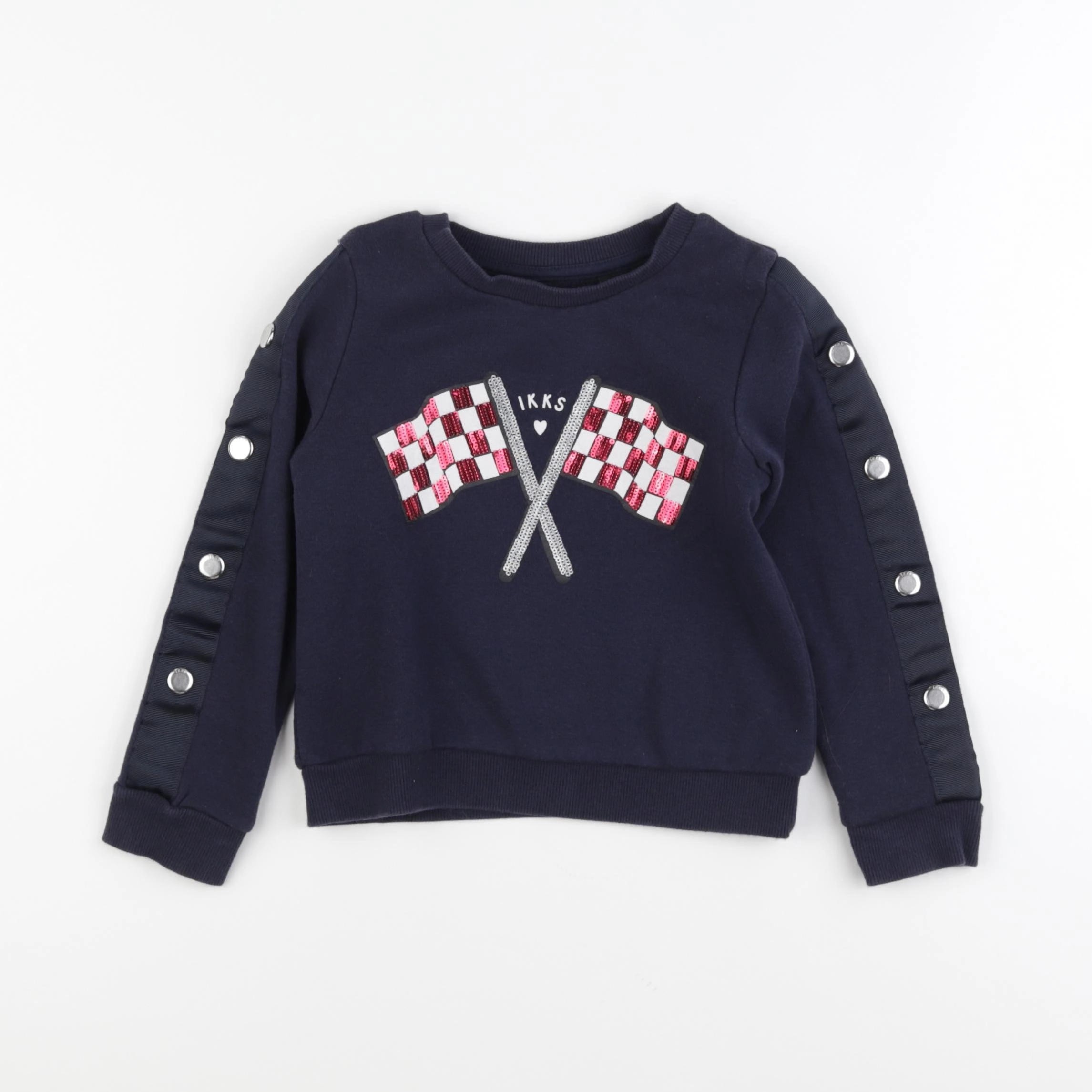 IKKS - sweat bleu - 4 ans