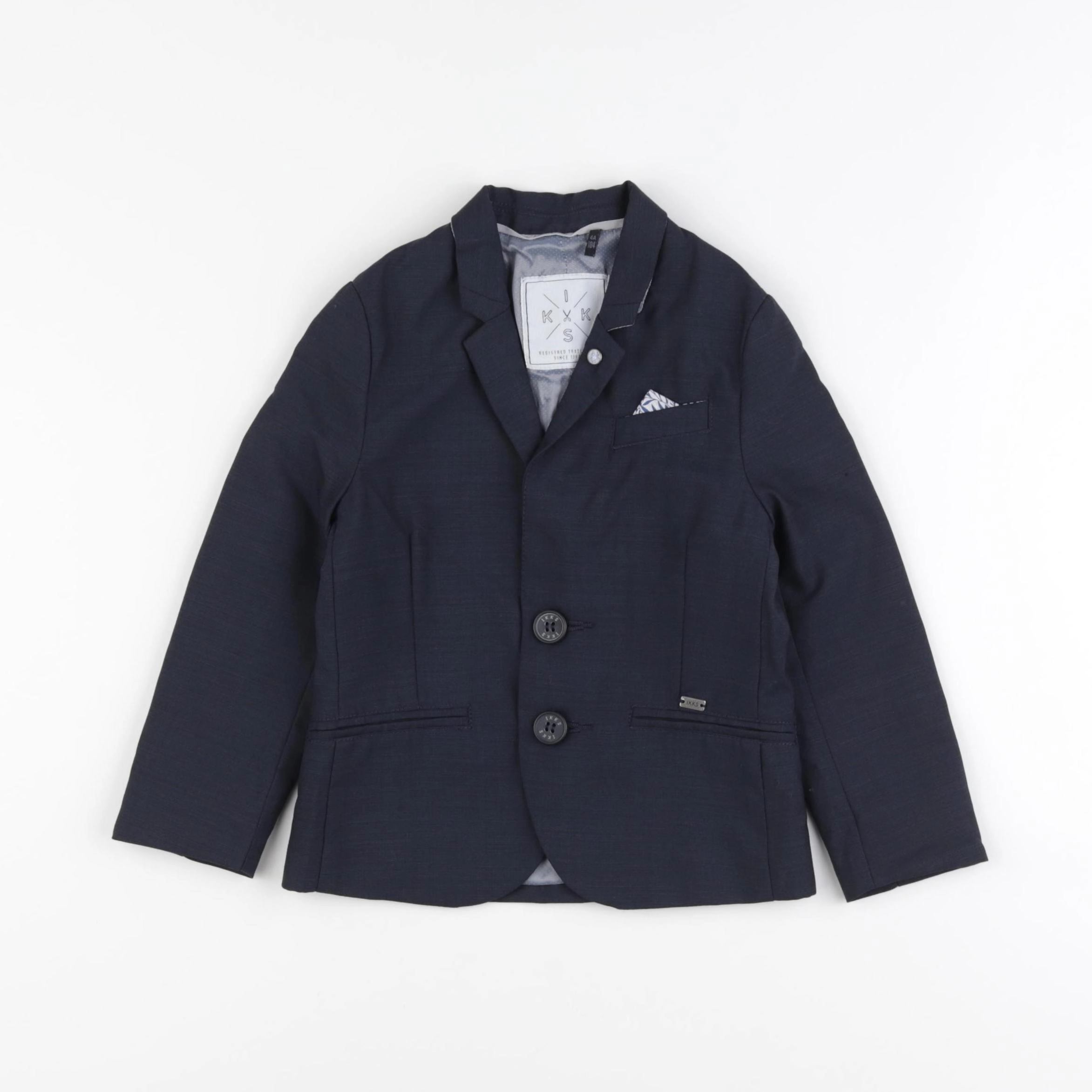 IKKS - veste bleu - 4 ans