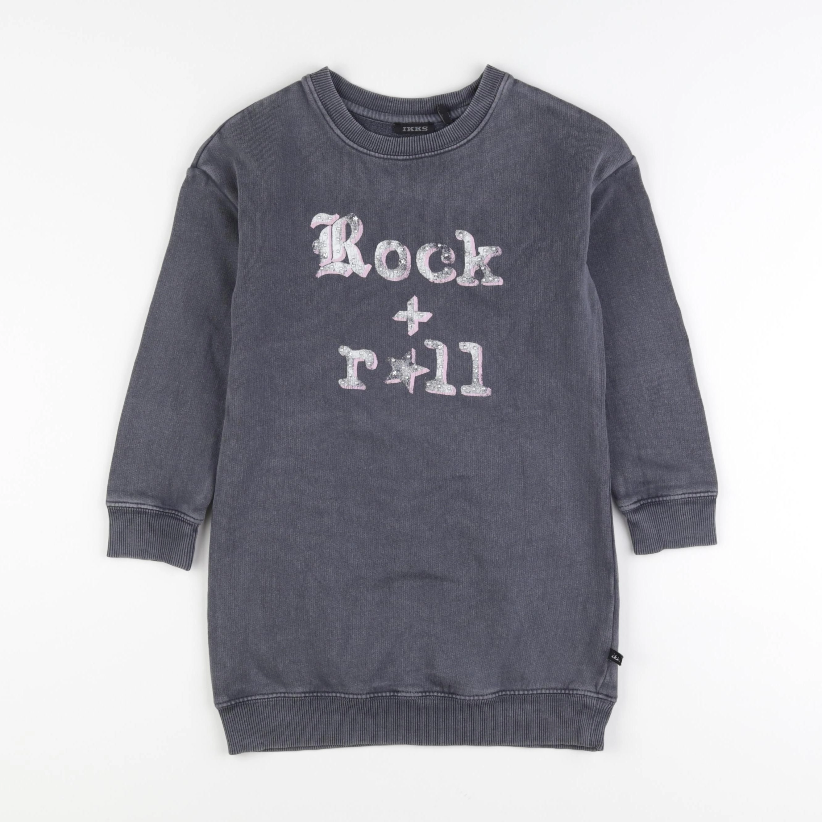IKKS - robe gris - 6 ans