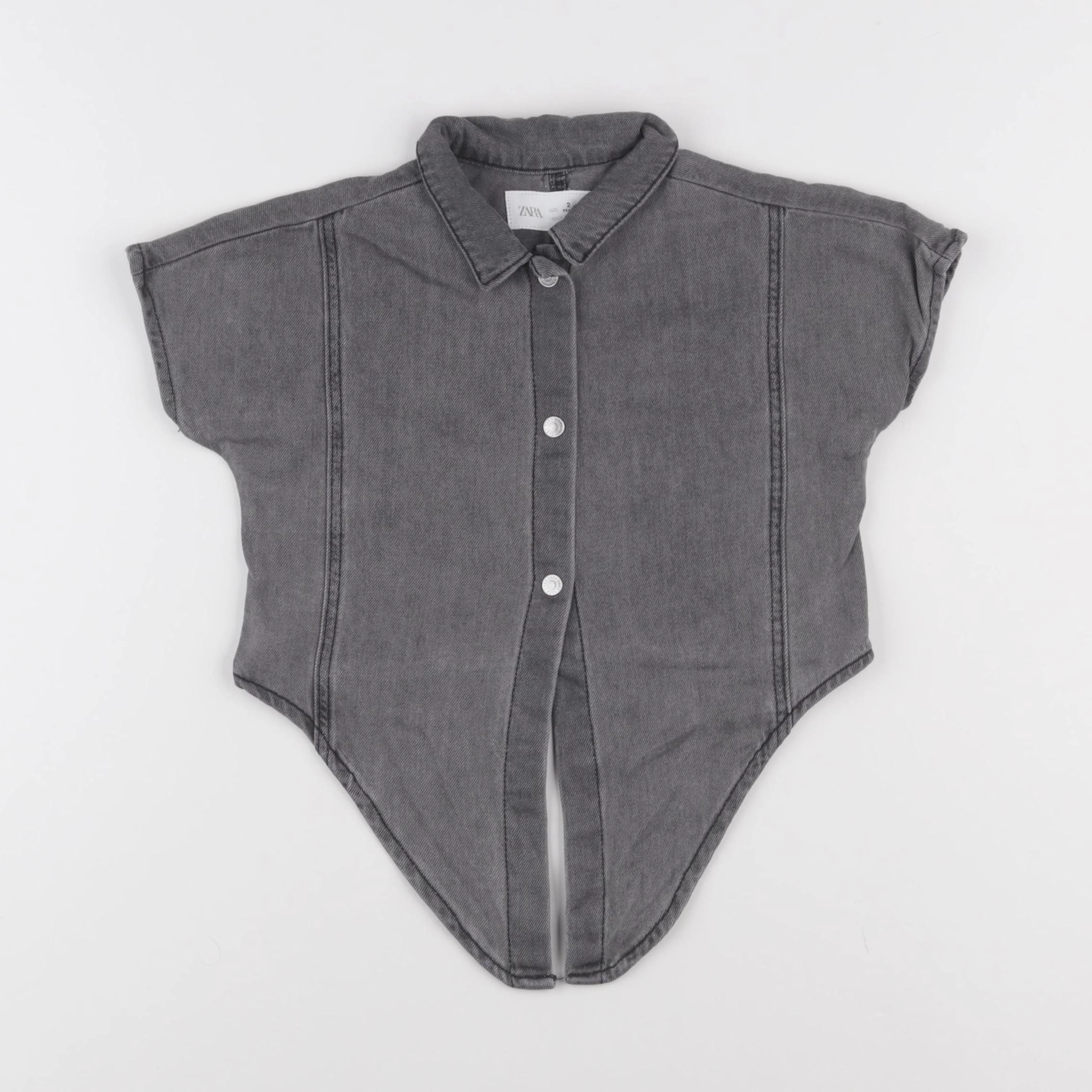 Zara - blouse noir - 2 ans