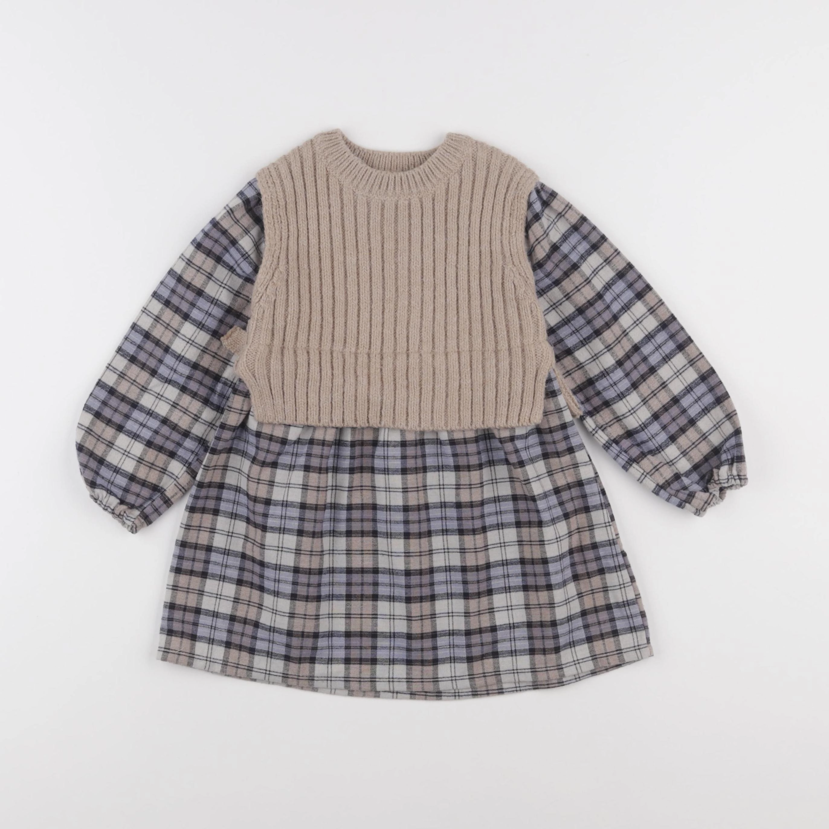 Zara - robe bleu - 18/24 mois