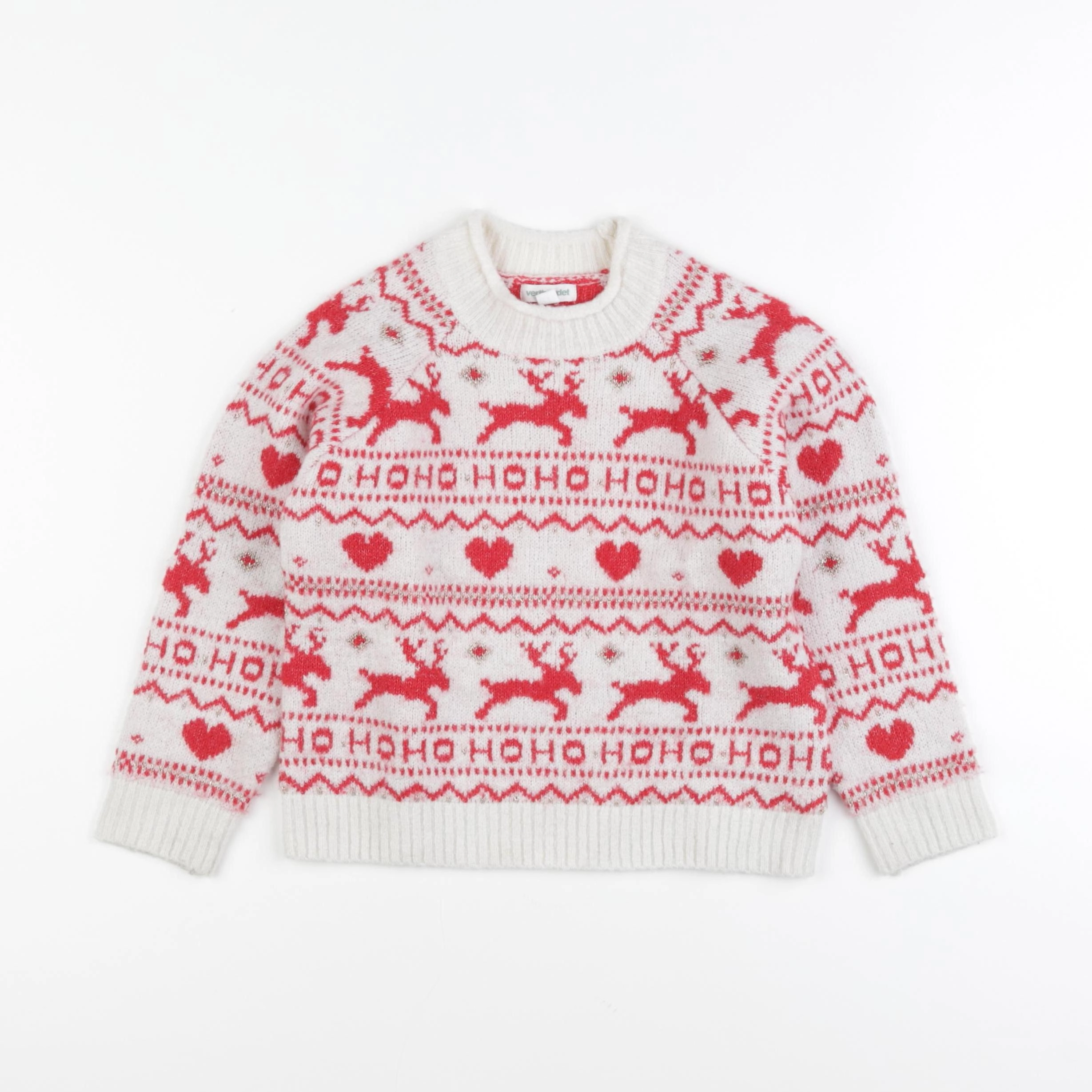 Vertbaudet - pull rouge - 5 ans