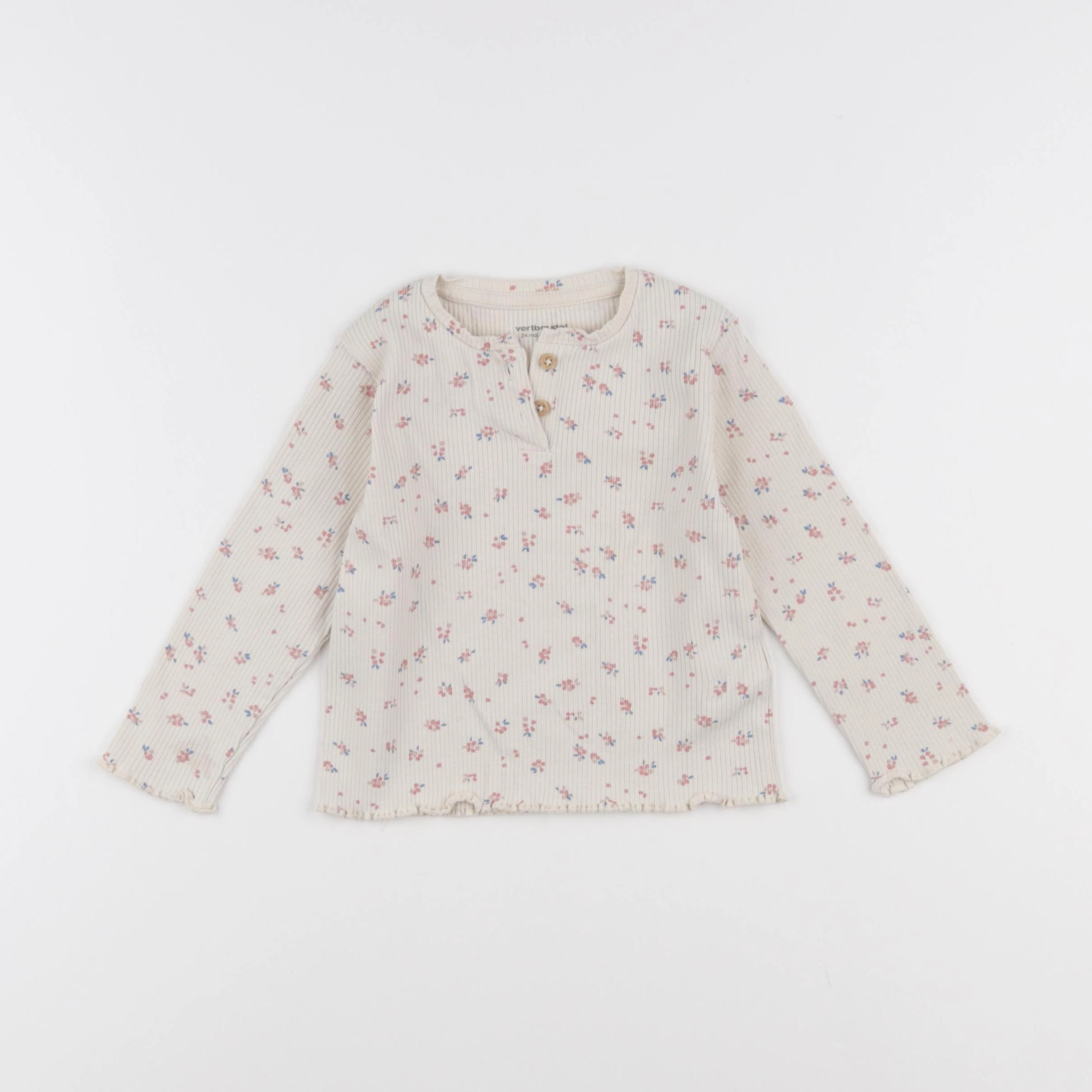 Vertbaudet - tee-shirt beige - 24 mois