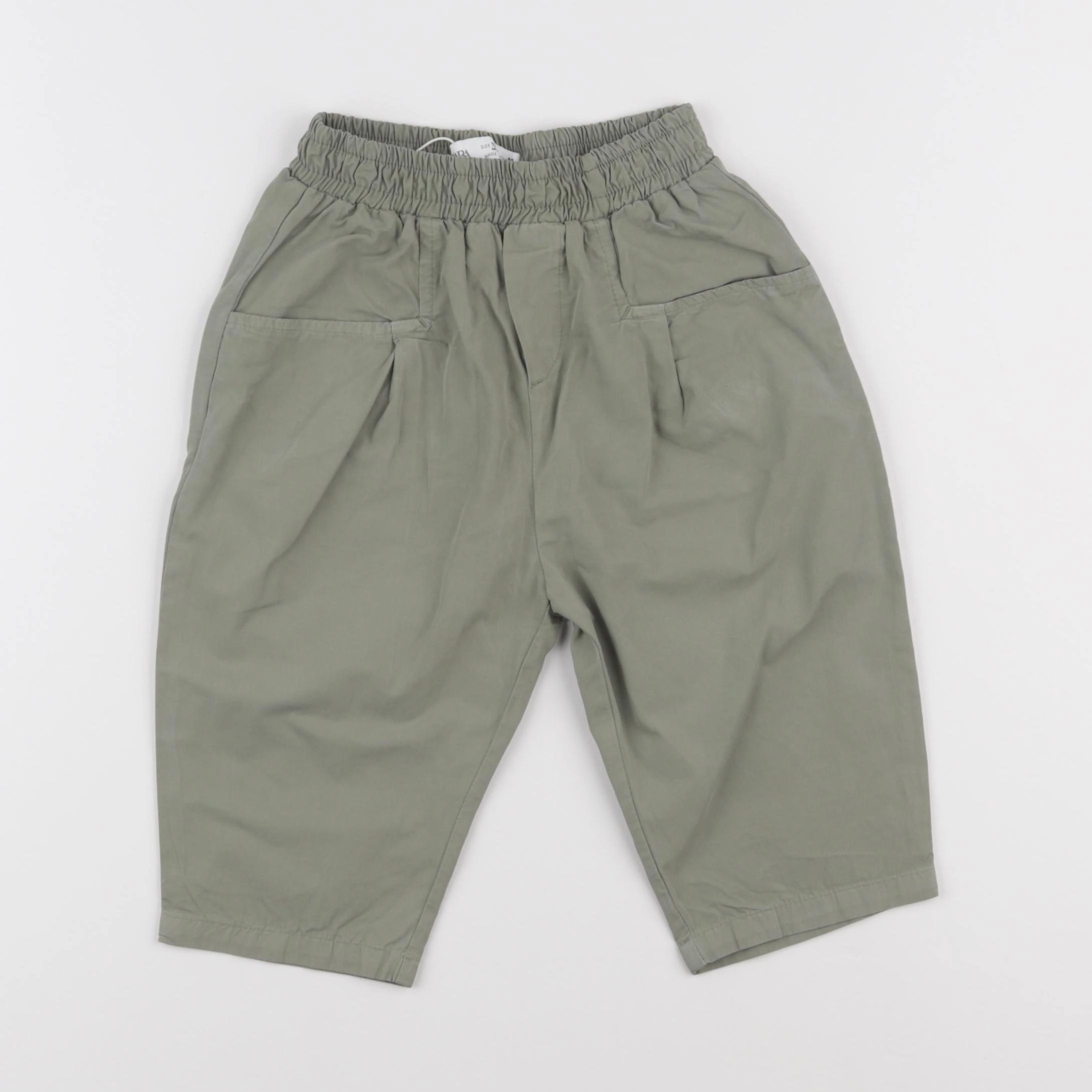 Zara - pantalon vert - 12/18 mois