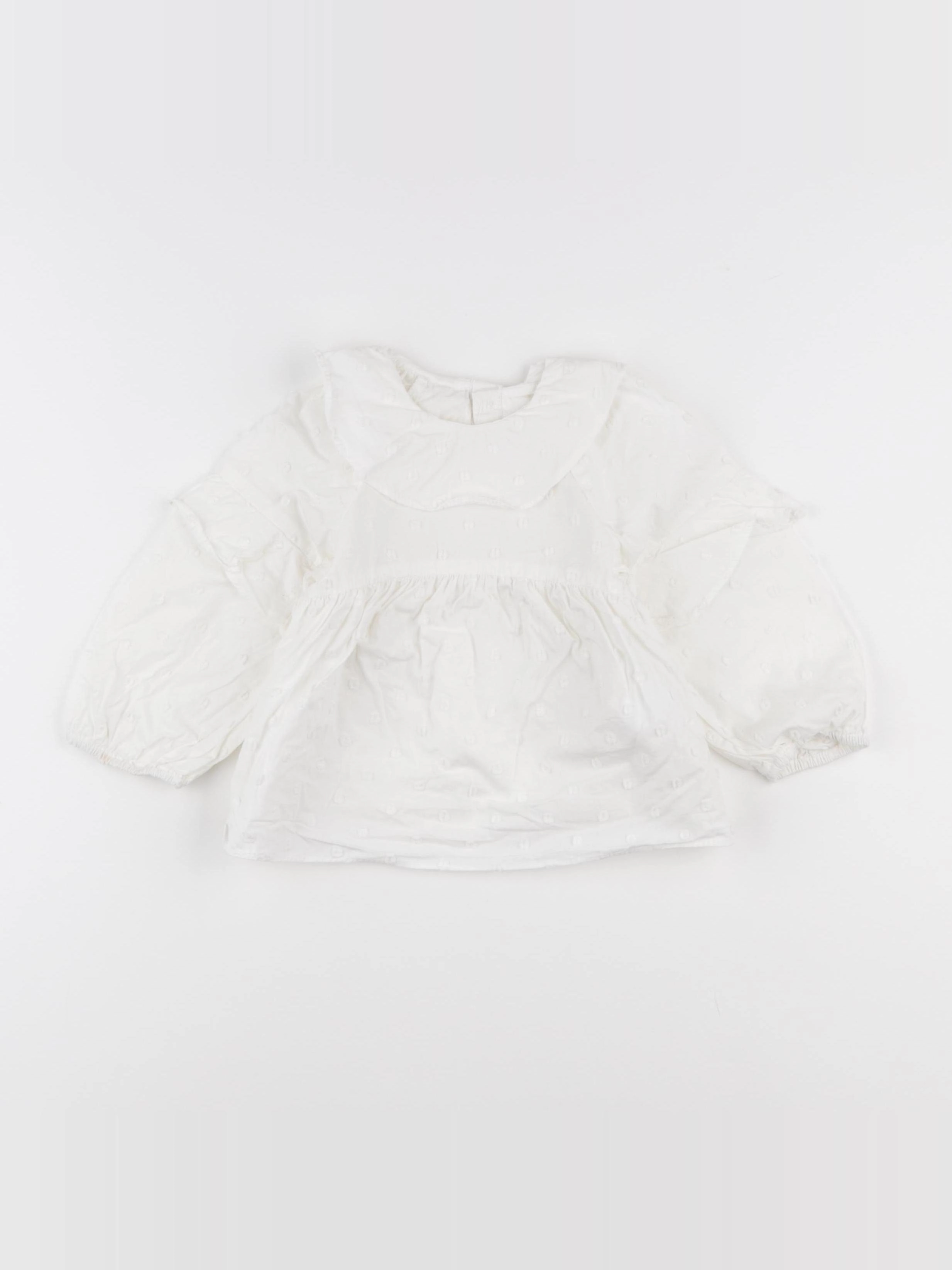 Zara - blouse blanc - 18/24 mois