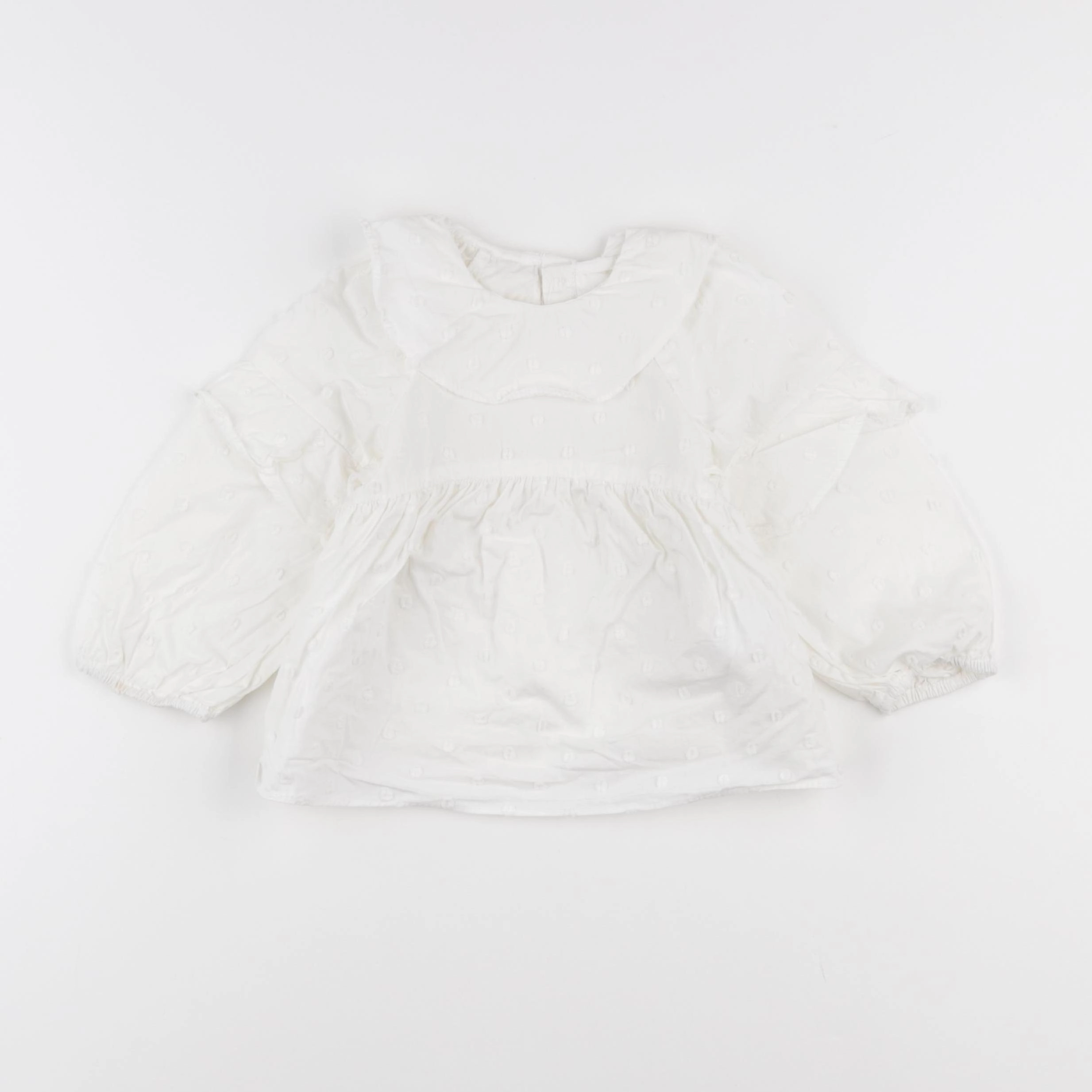 Zara - blouse blanc - 18/24 mois