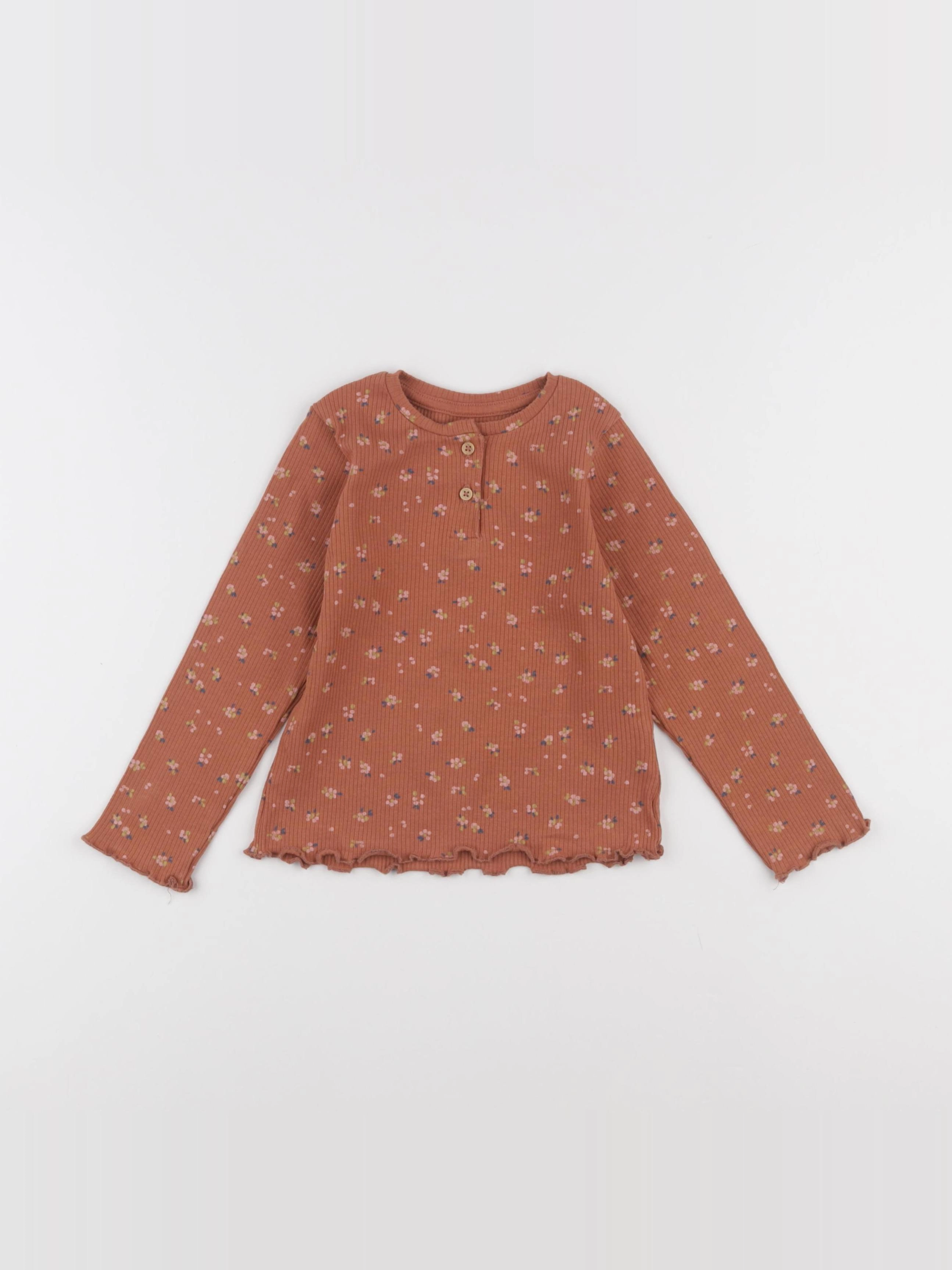 Vertbaudet - tee-shirt marron - 36 mois
