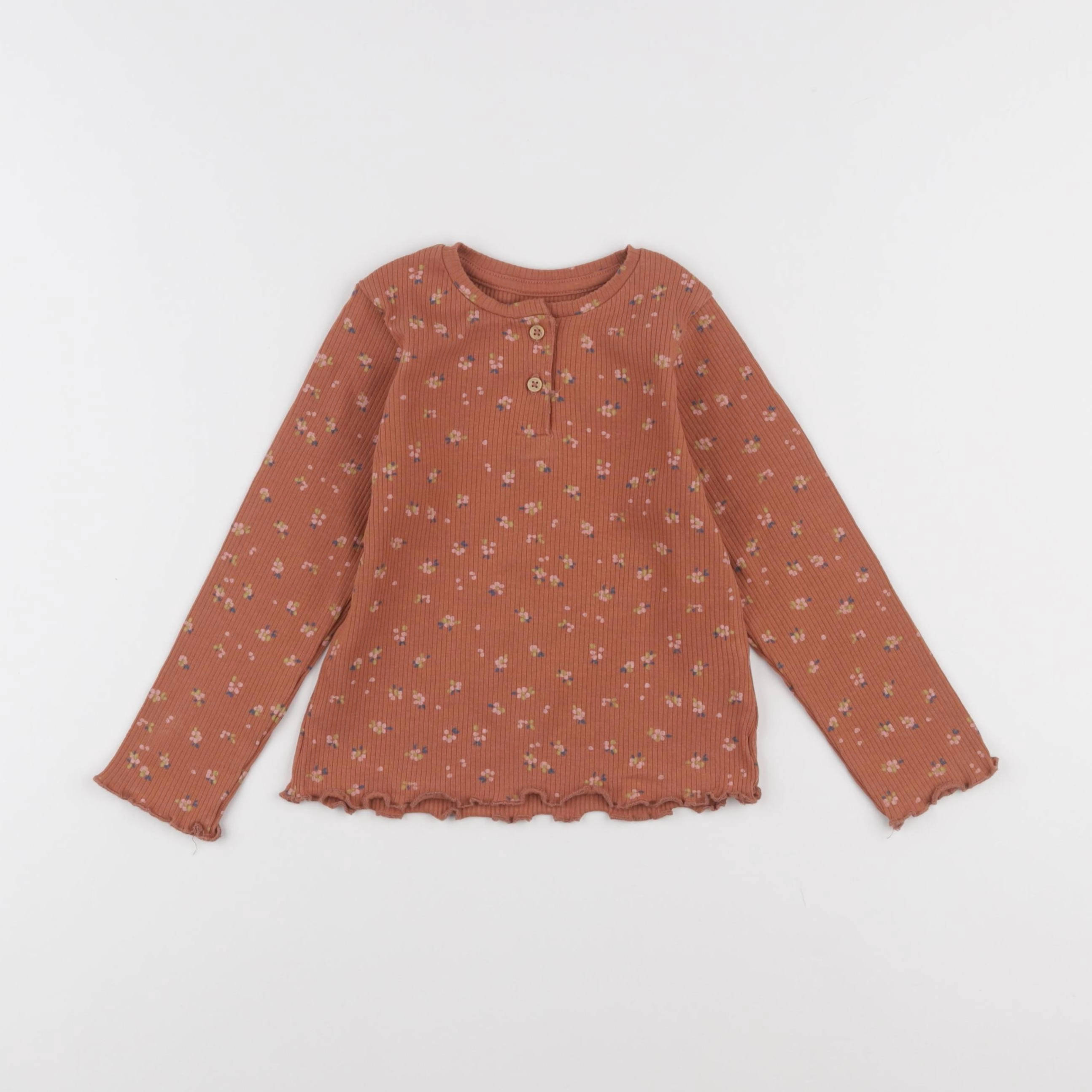 Vertbaudet - tee-shirt marron - 36 mois