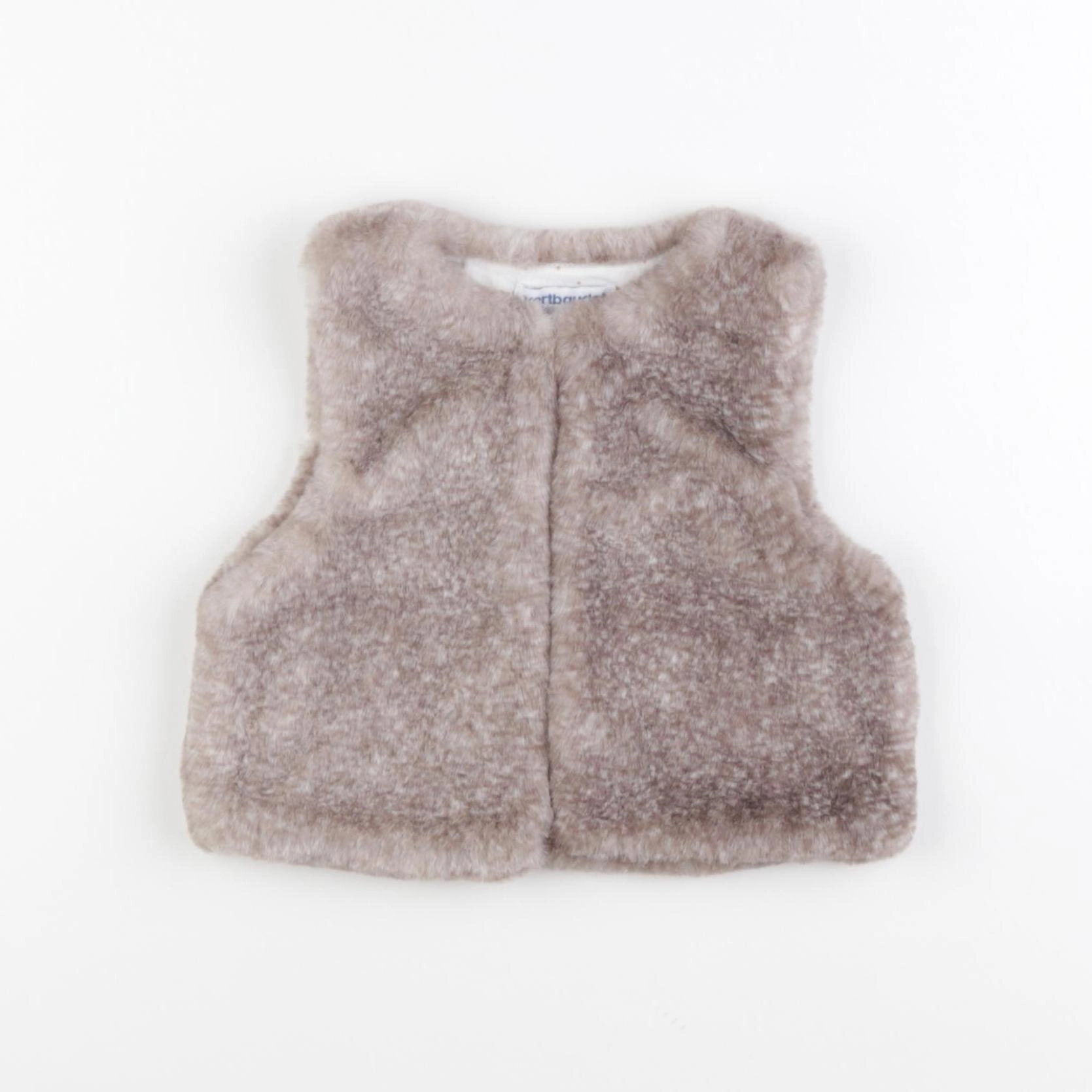 Vertbaudet - gilet marron - 12 mois