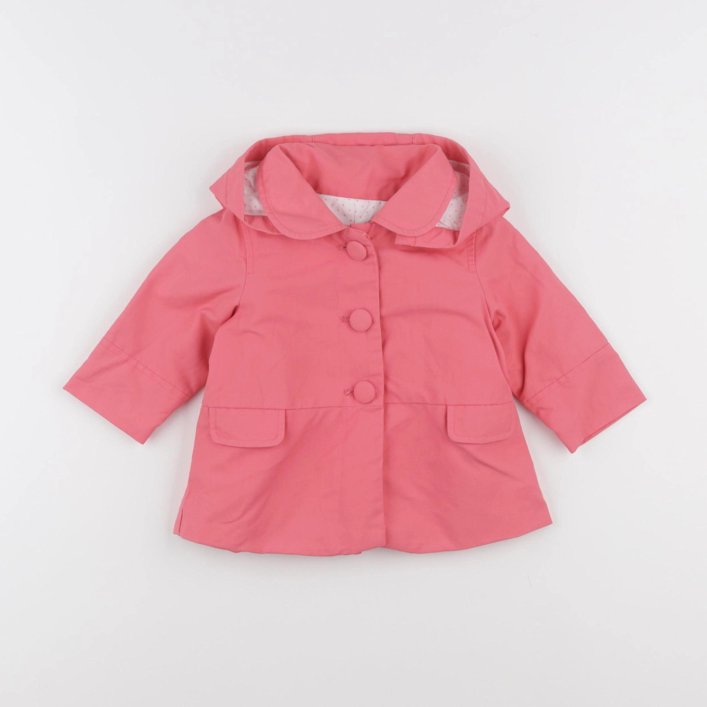 Jacadi - parka rose - 6 mois