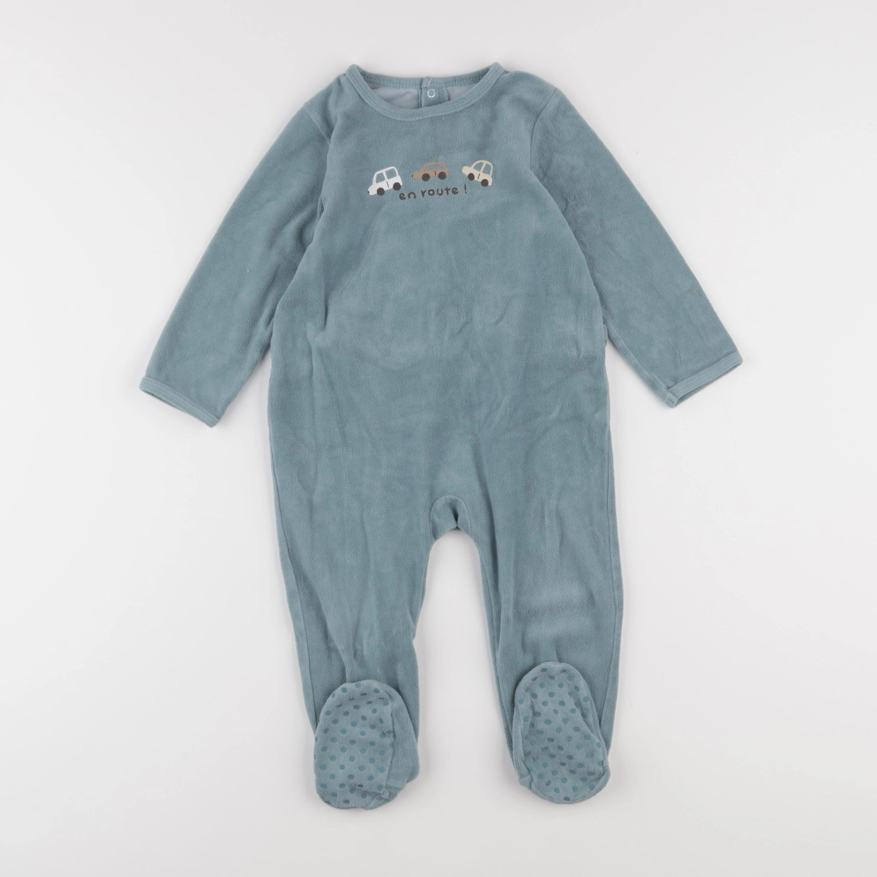 La Redoute - pyjama velours bleu - 2 ans